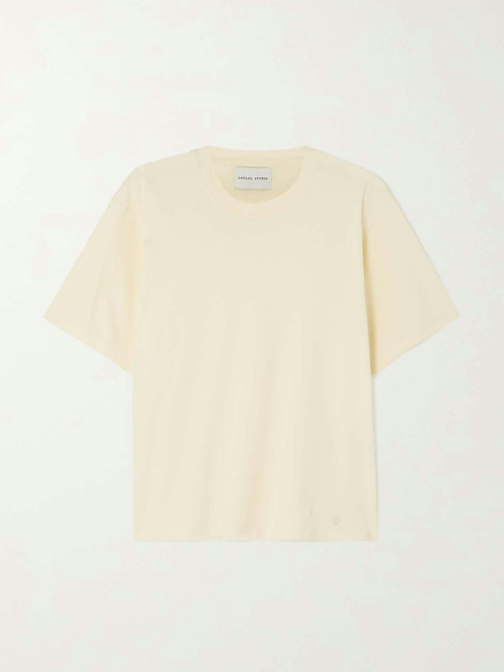 Telanto embroidered organic Supima cotton-jersey t-shirt
