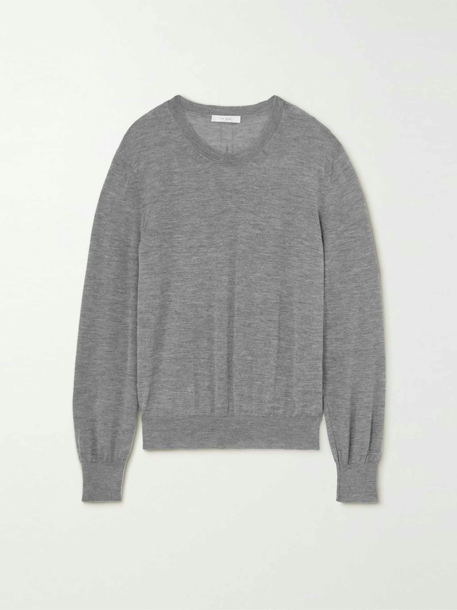 Pleated cashmere sweater