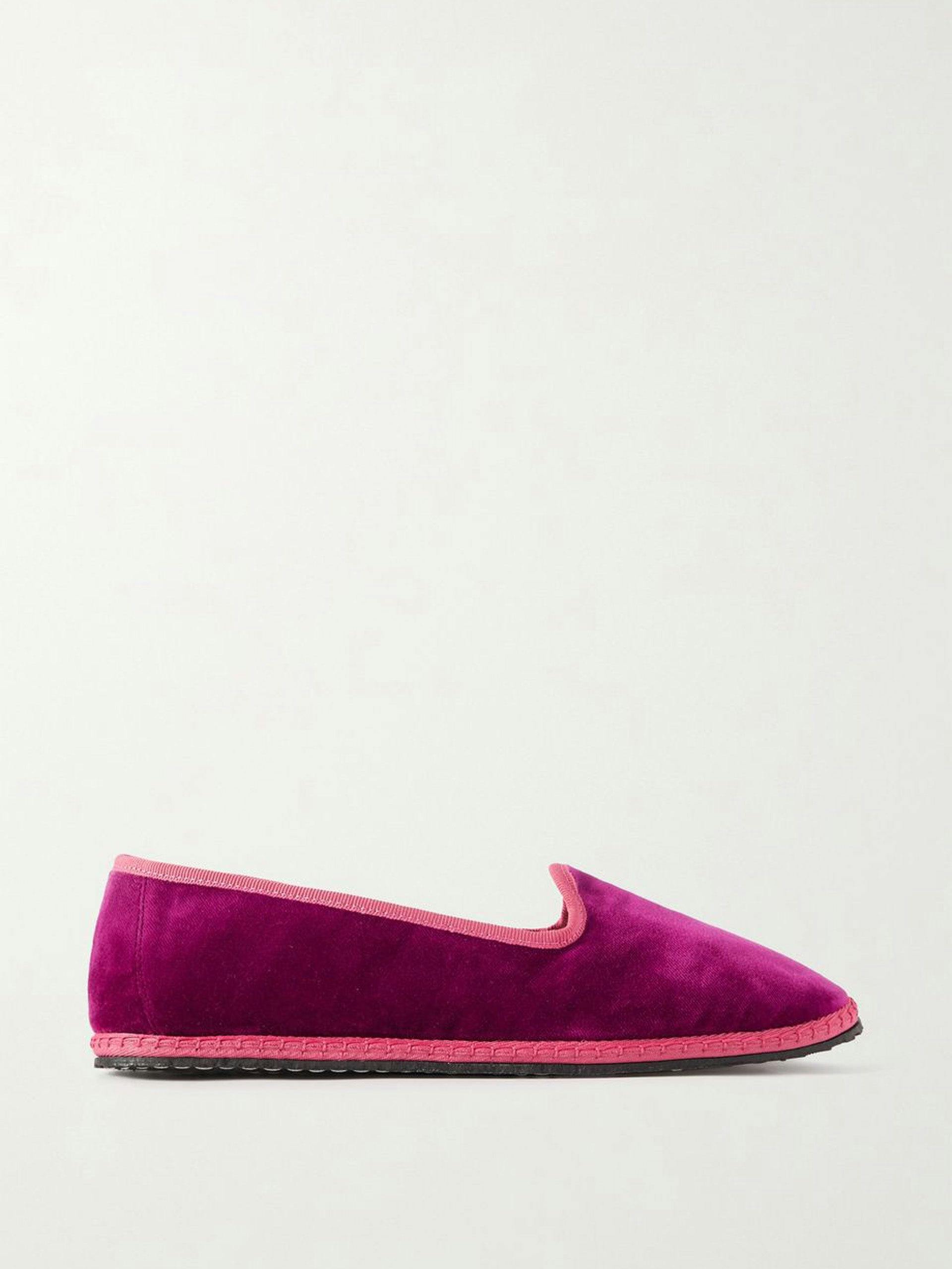 Velvet slippers