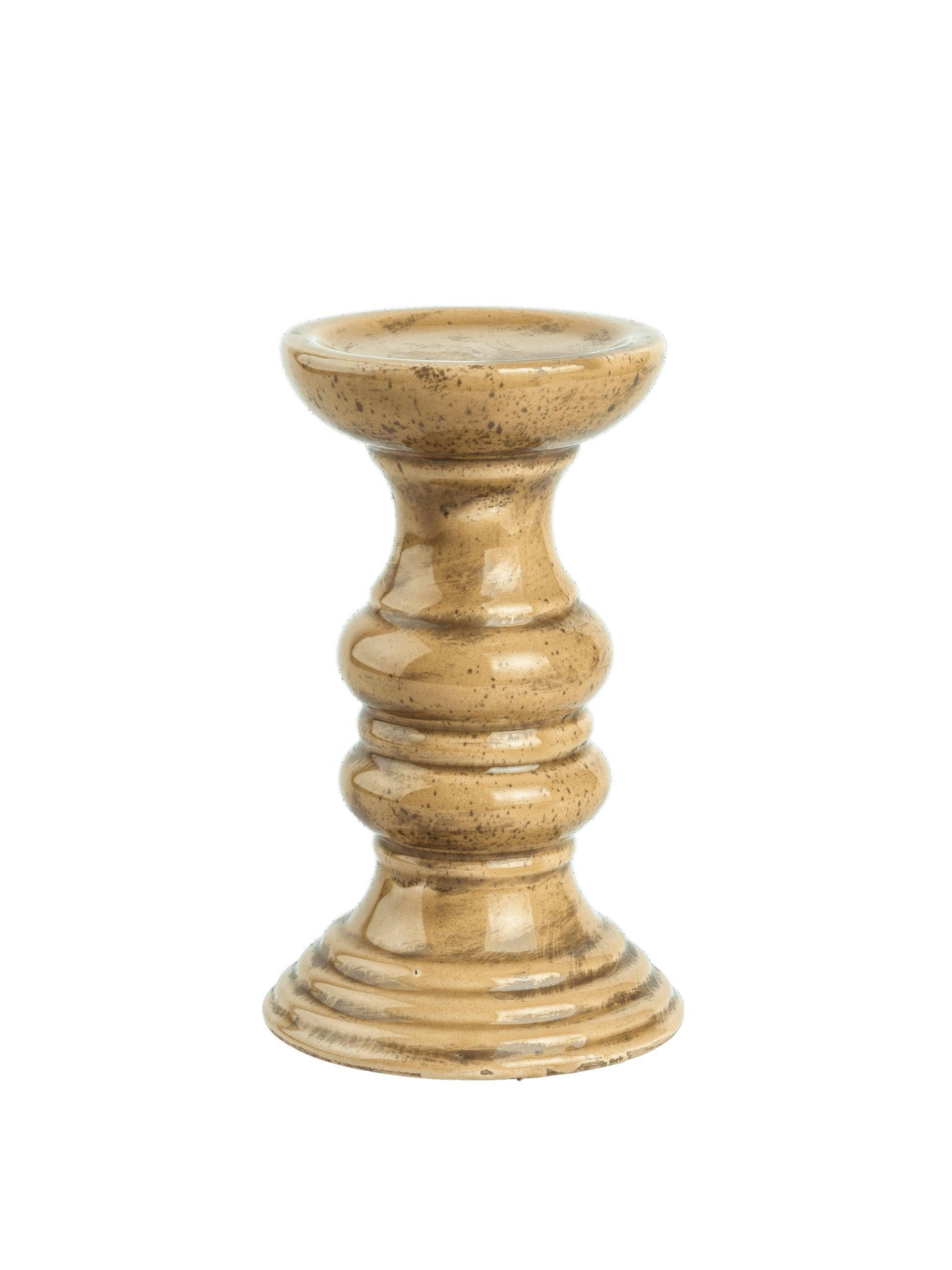 Hand-finished candlestick