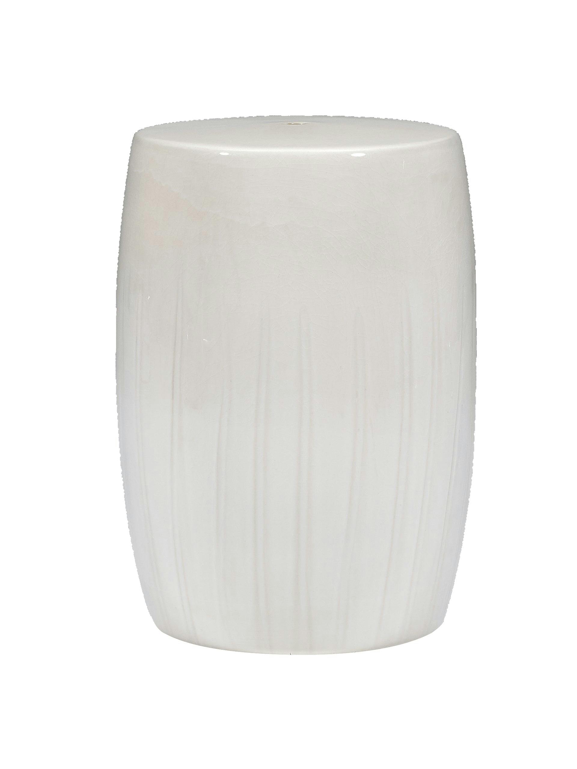 Beswick white ceramic stool