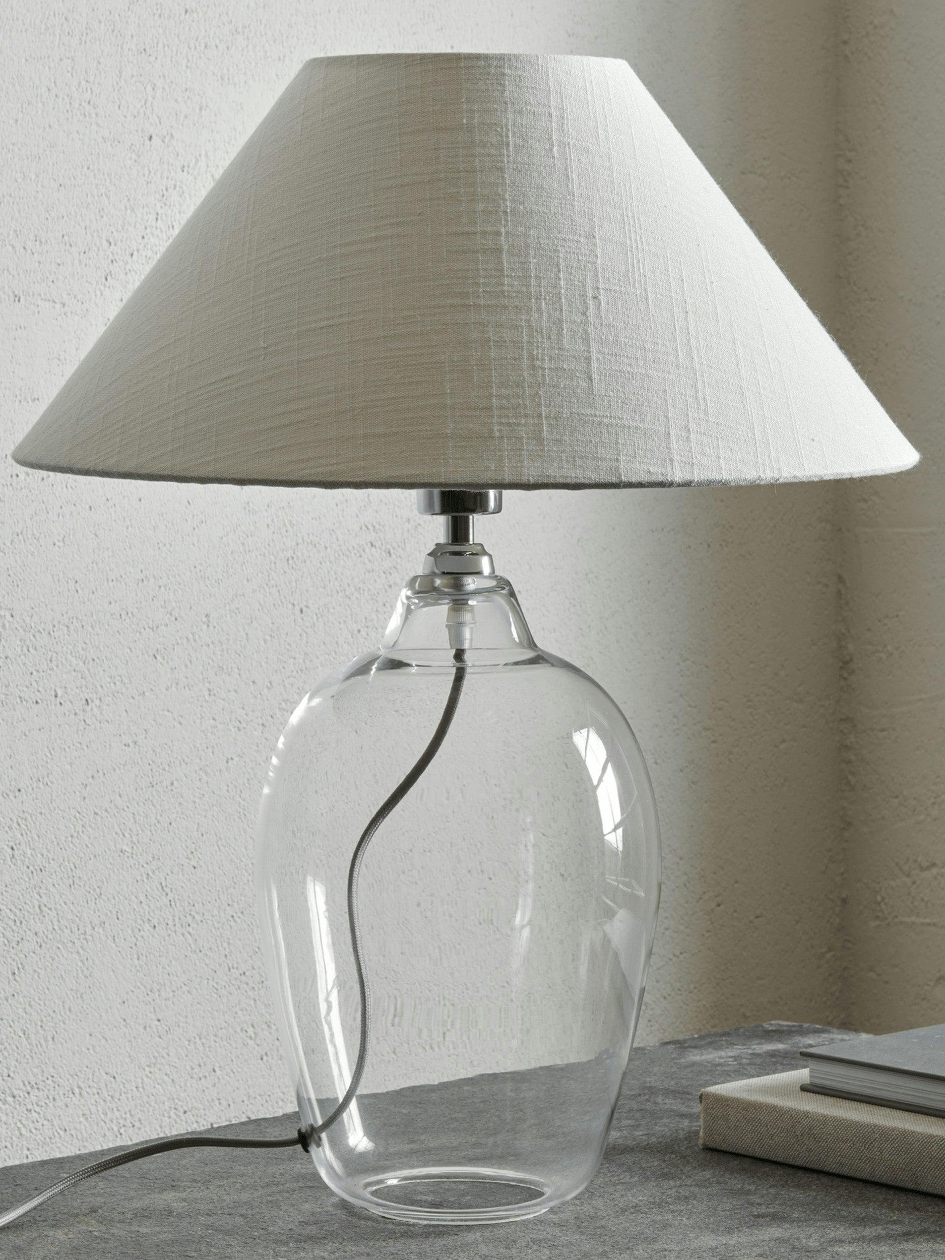 Shaftesbury glass lamp