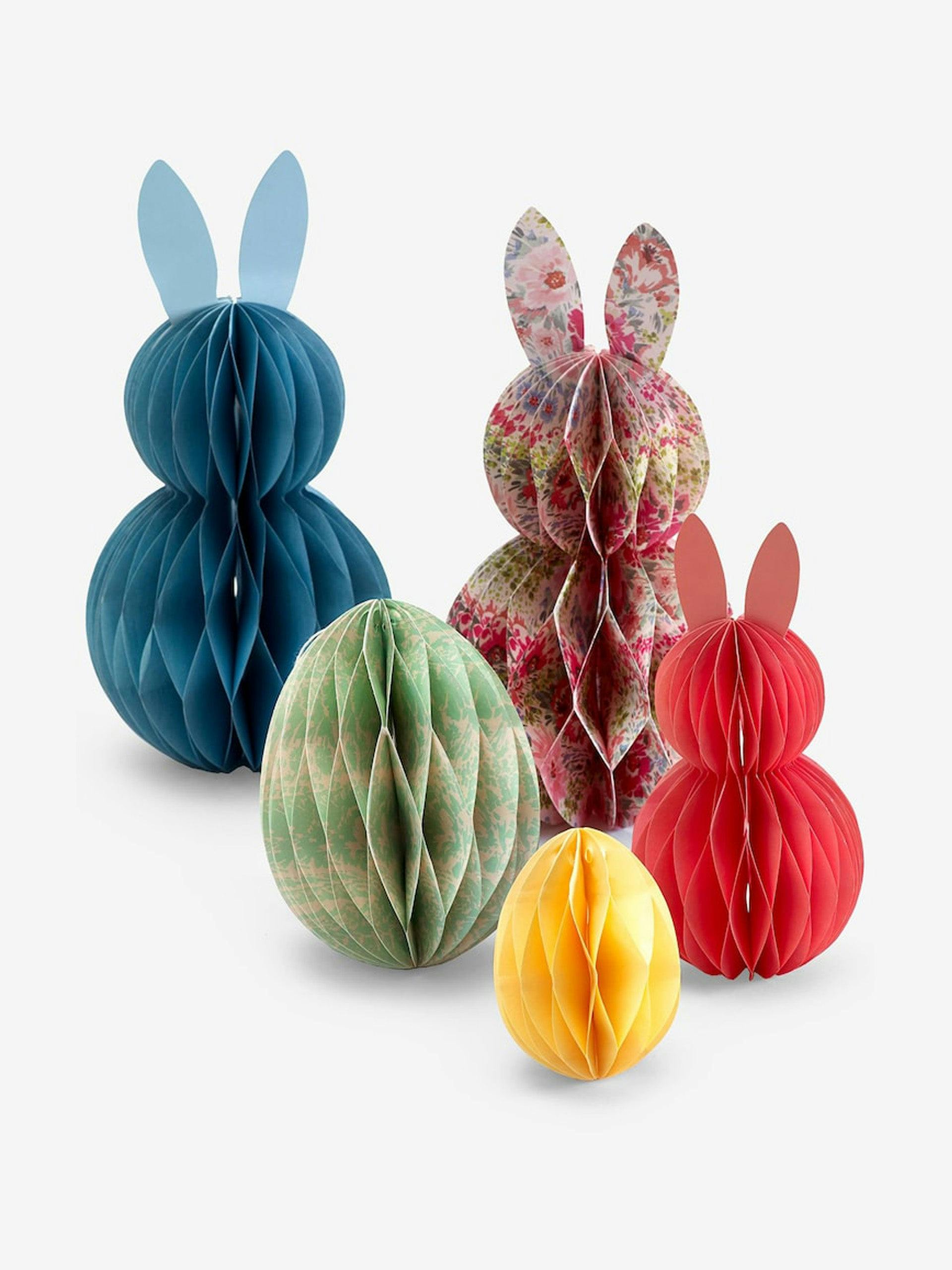Easter paper decorations (set of 5)