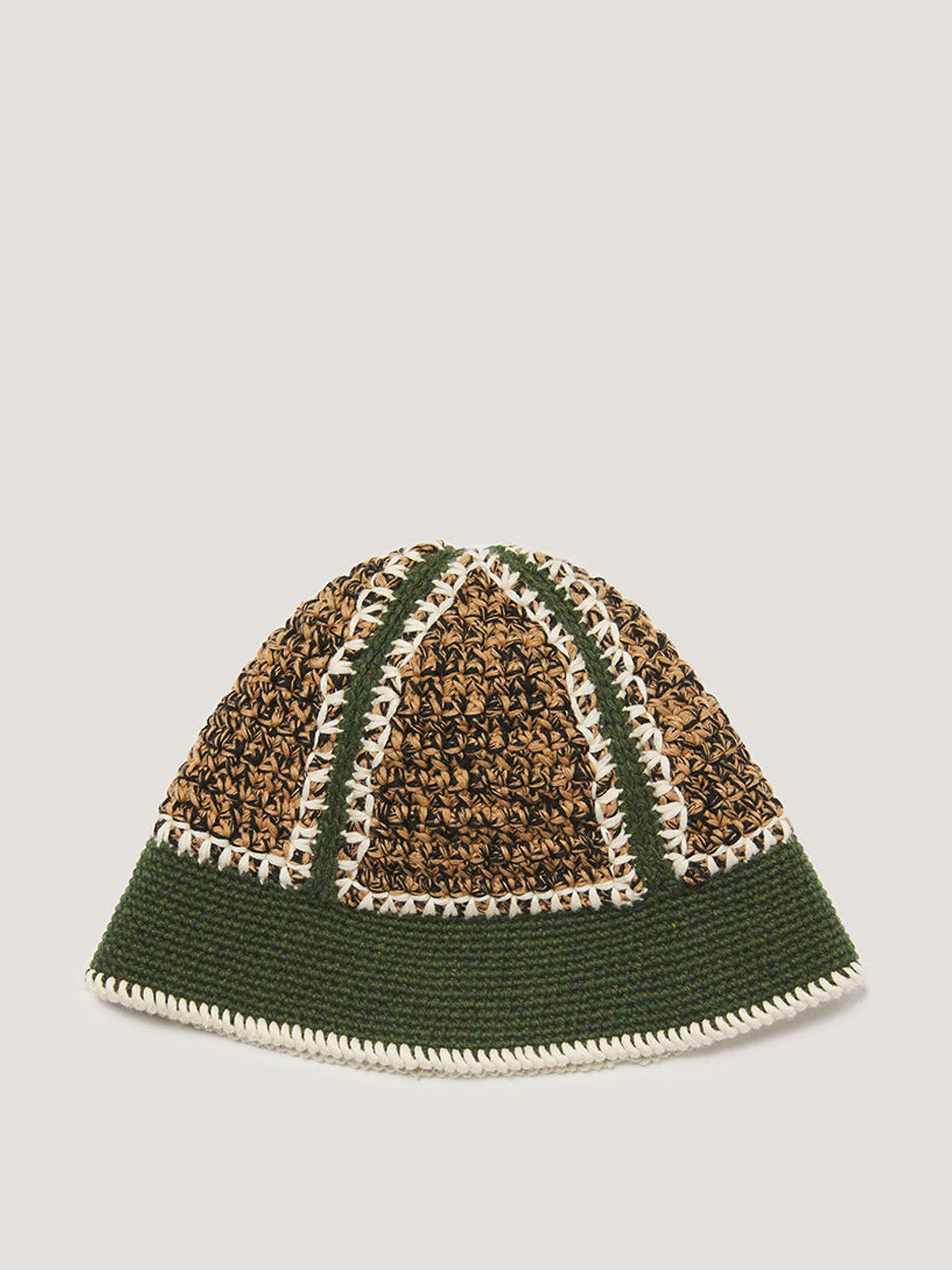 Hand crochet bucket hat