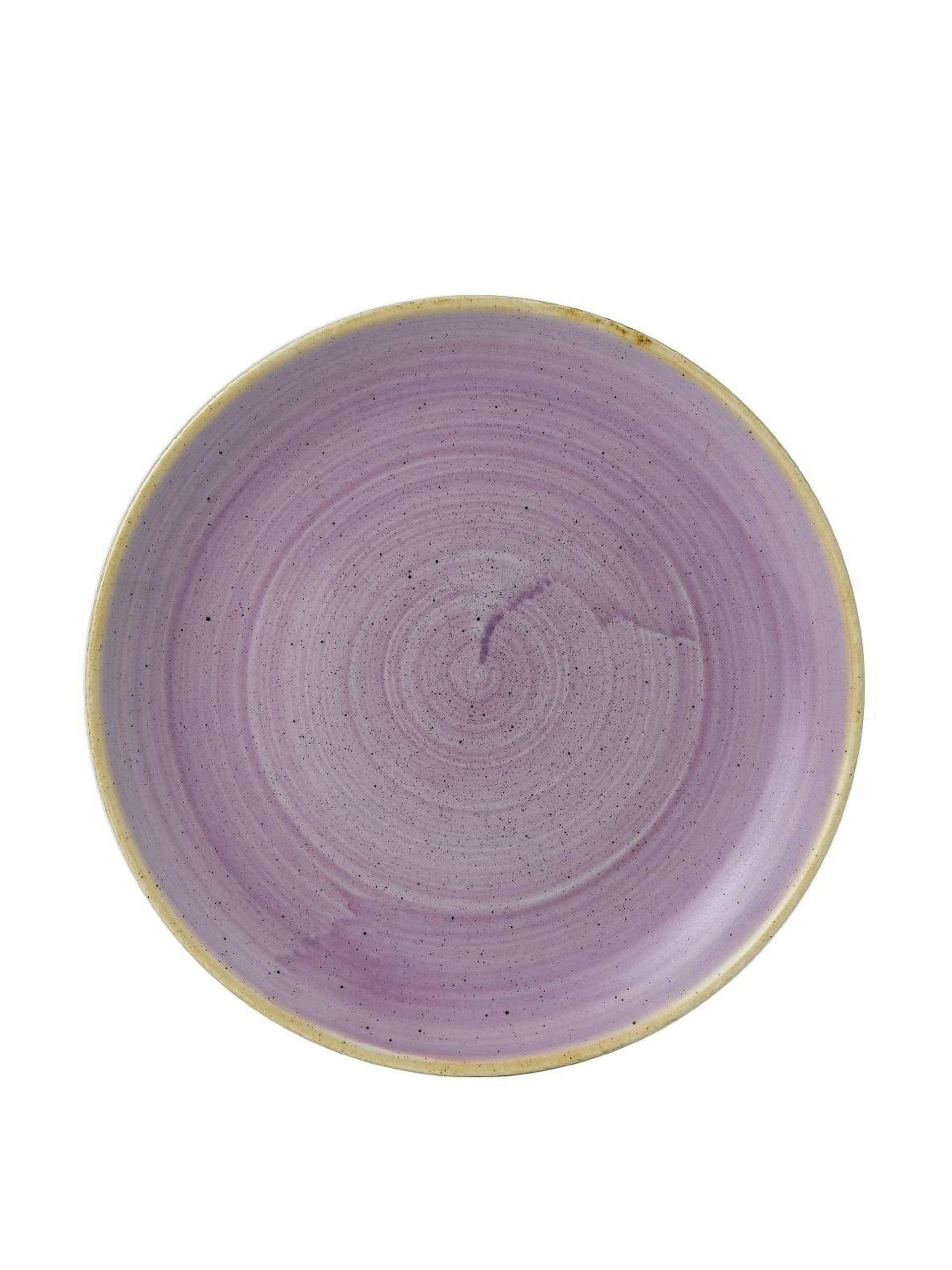 Stonecast lavender evolve coupe plate 220mm (pack of 12)