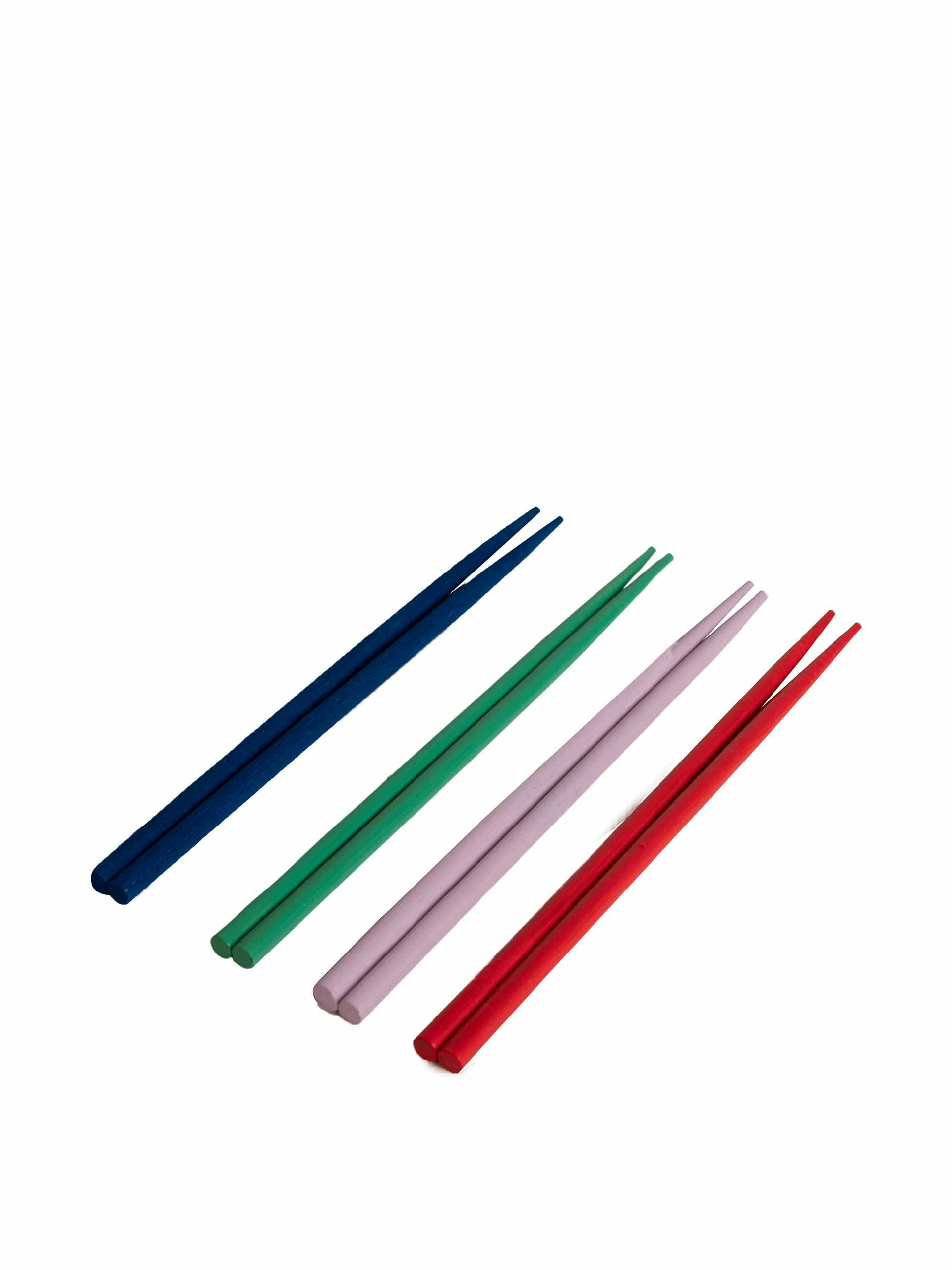 Multicoloured chopsticks (set of 4)