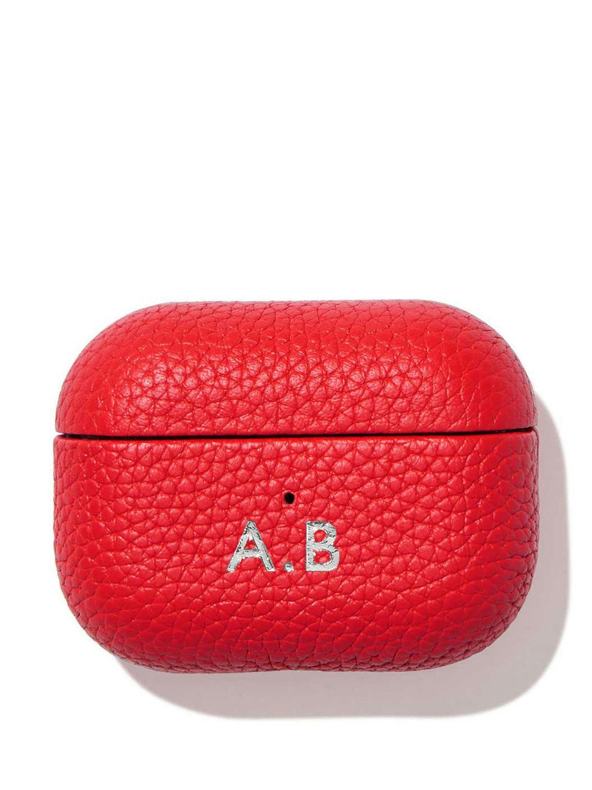 Personalised leather AirPods case