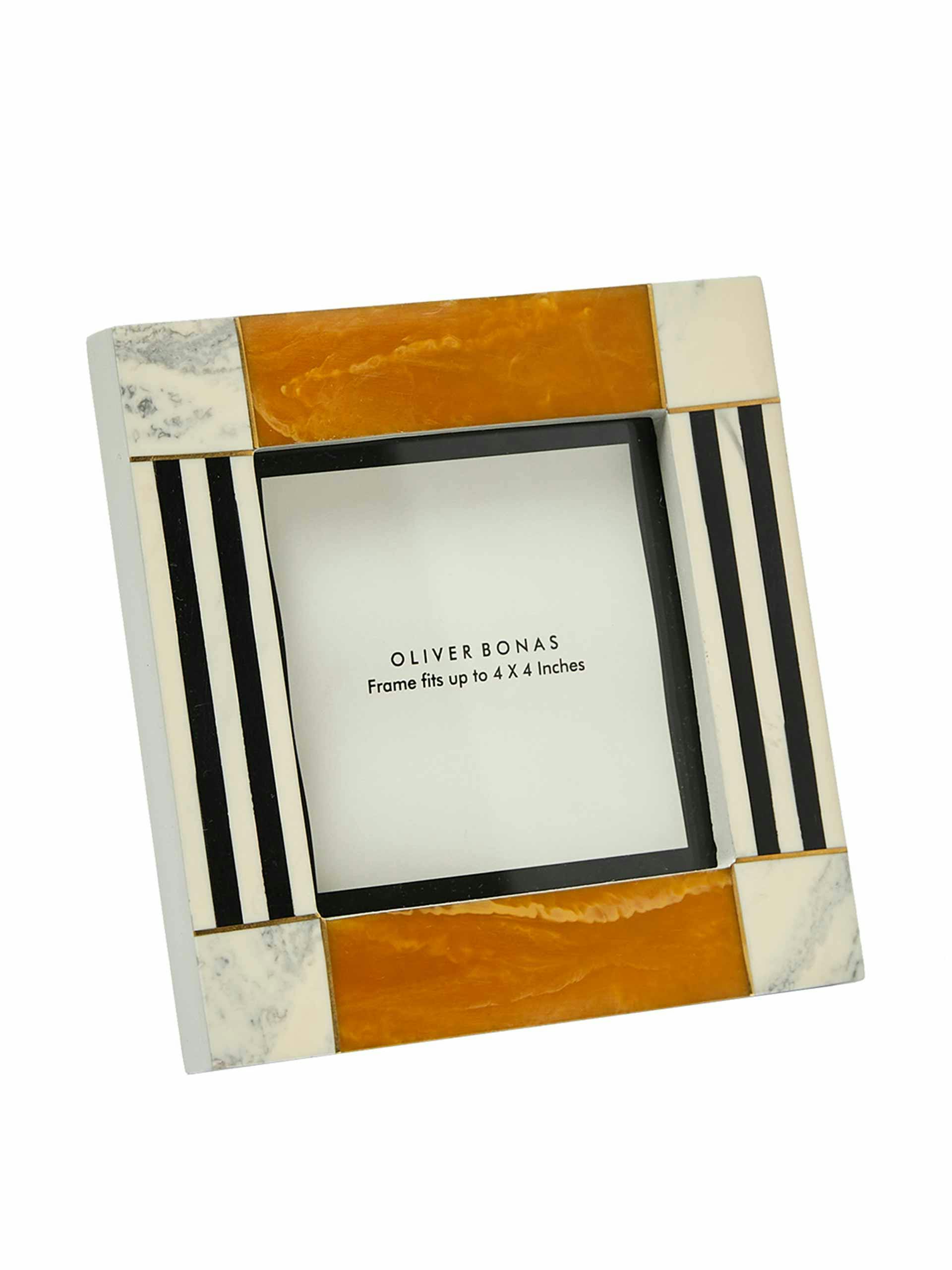 Alba yellow square photo frame
