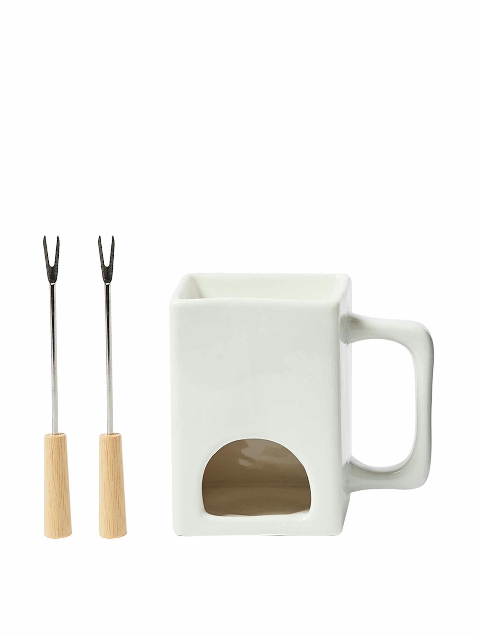 Ceramic fondue for two kit