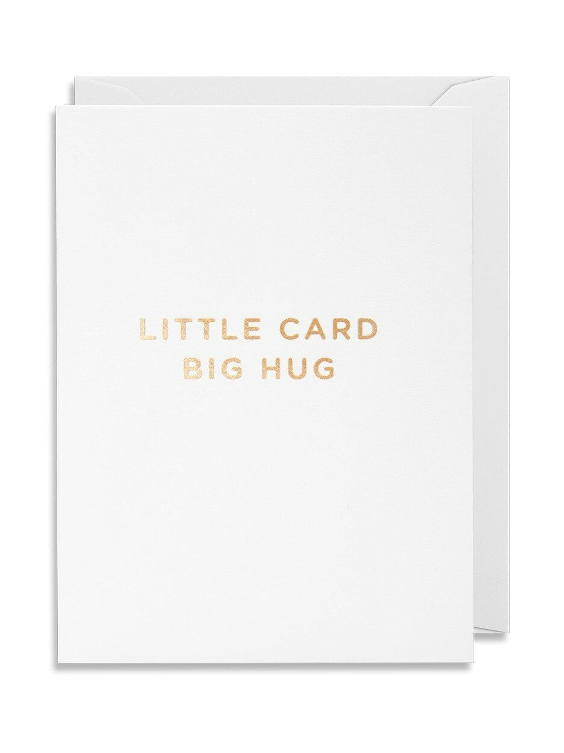 Little Card Big Hug Mini Friendship card
