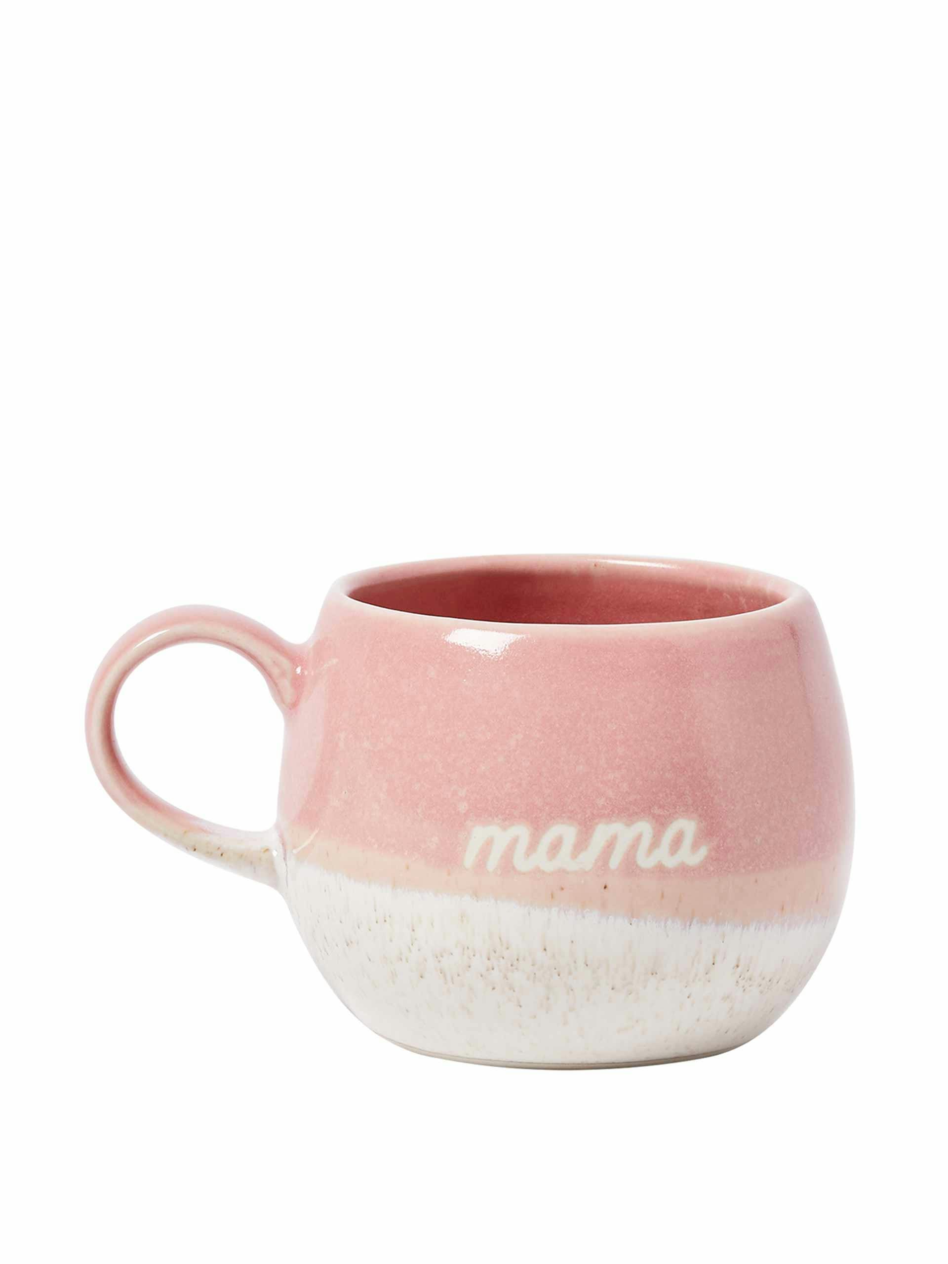 Mama pink ceramic mug