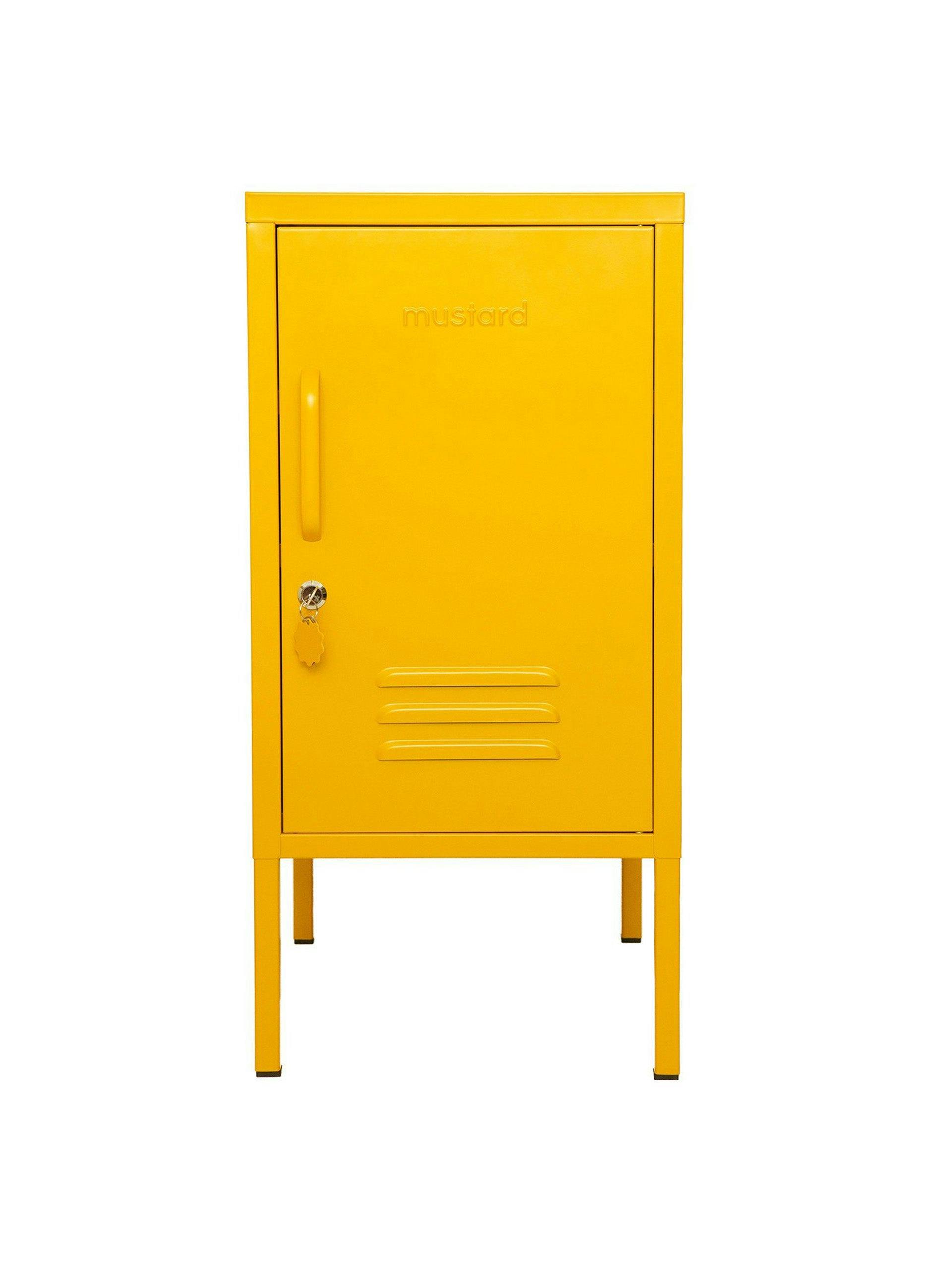 Yellow storage locker