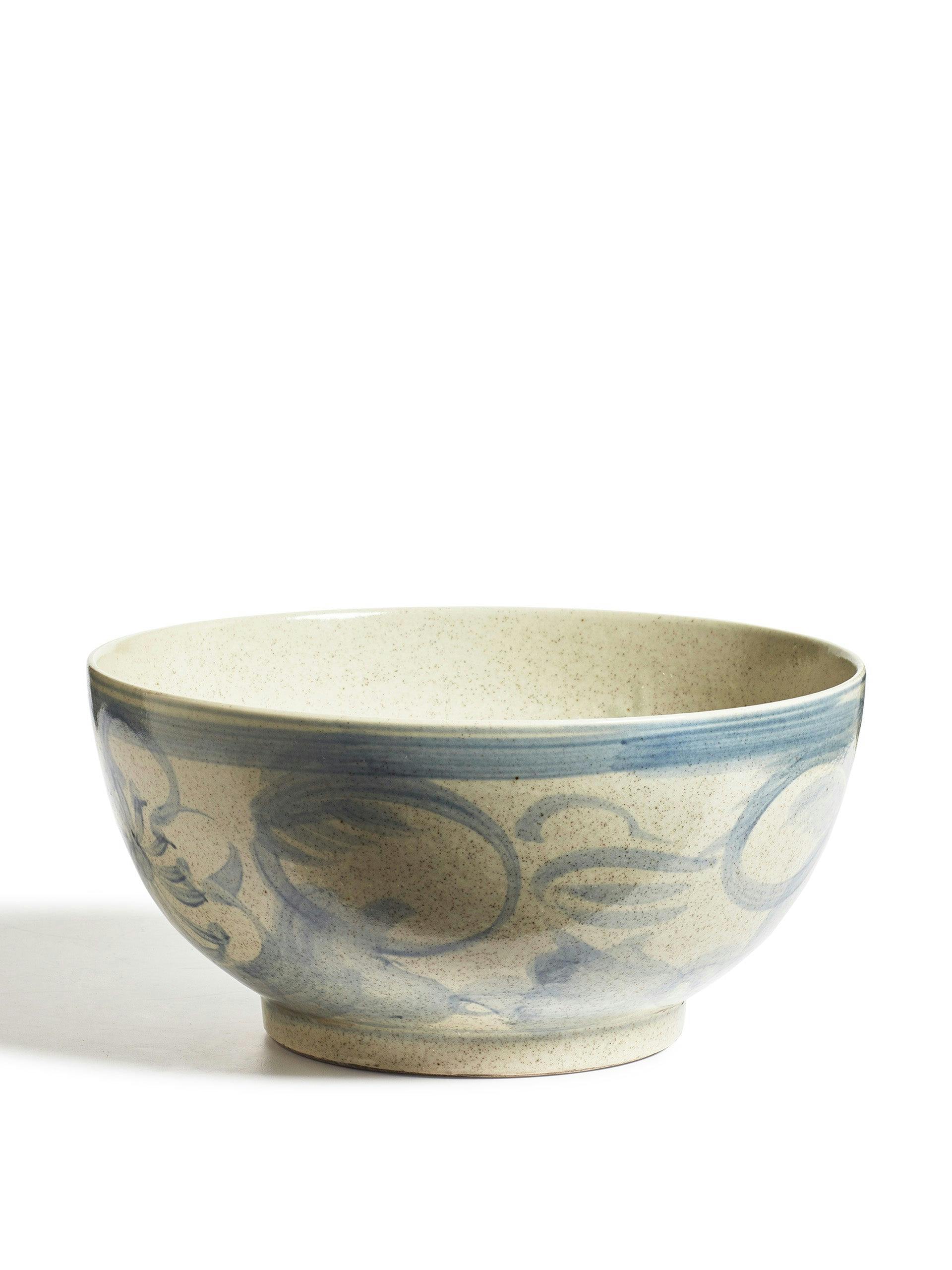 Blue and white Claude bowl