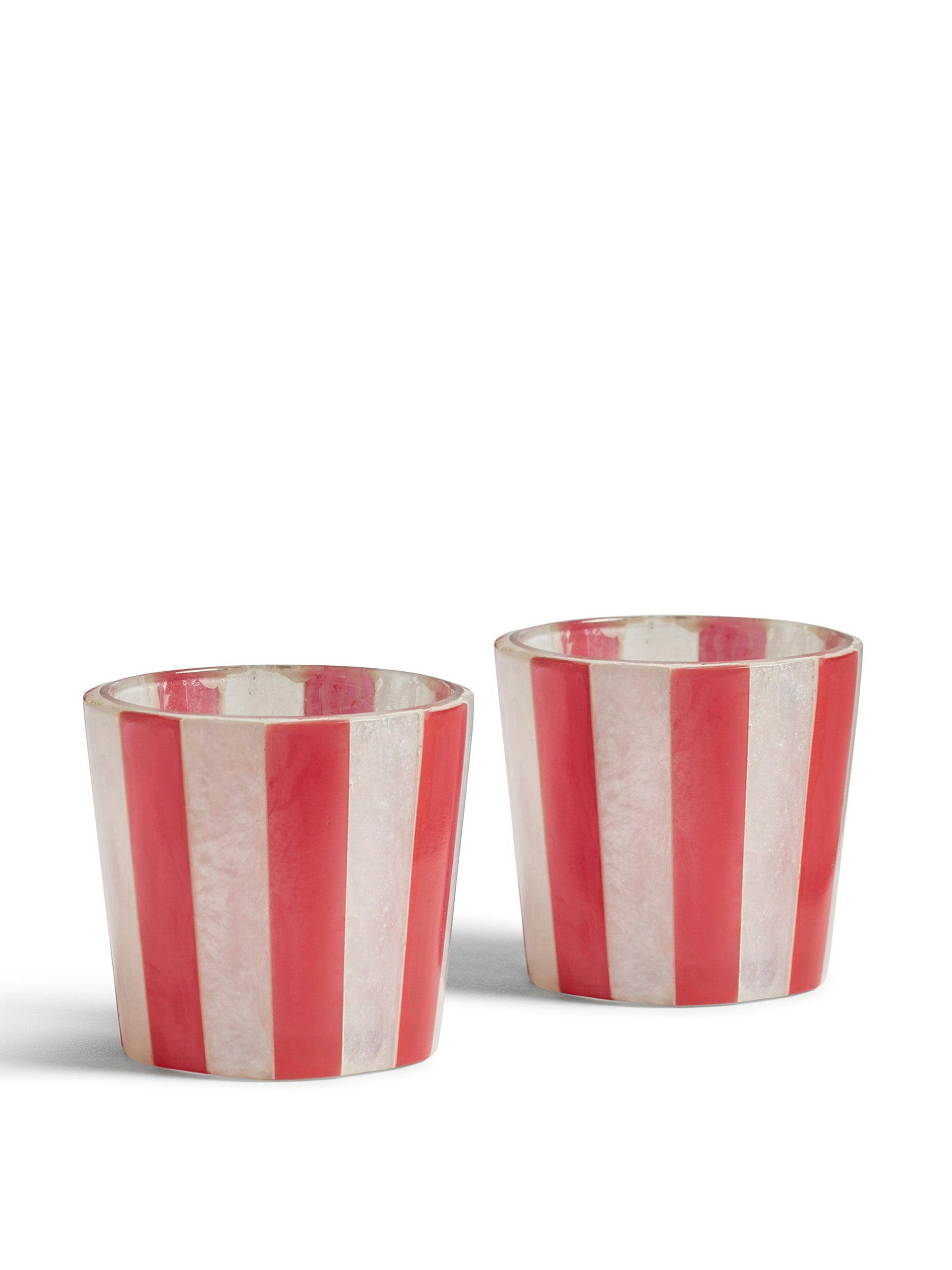 Cormack stripe candle holders (set of 2)