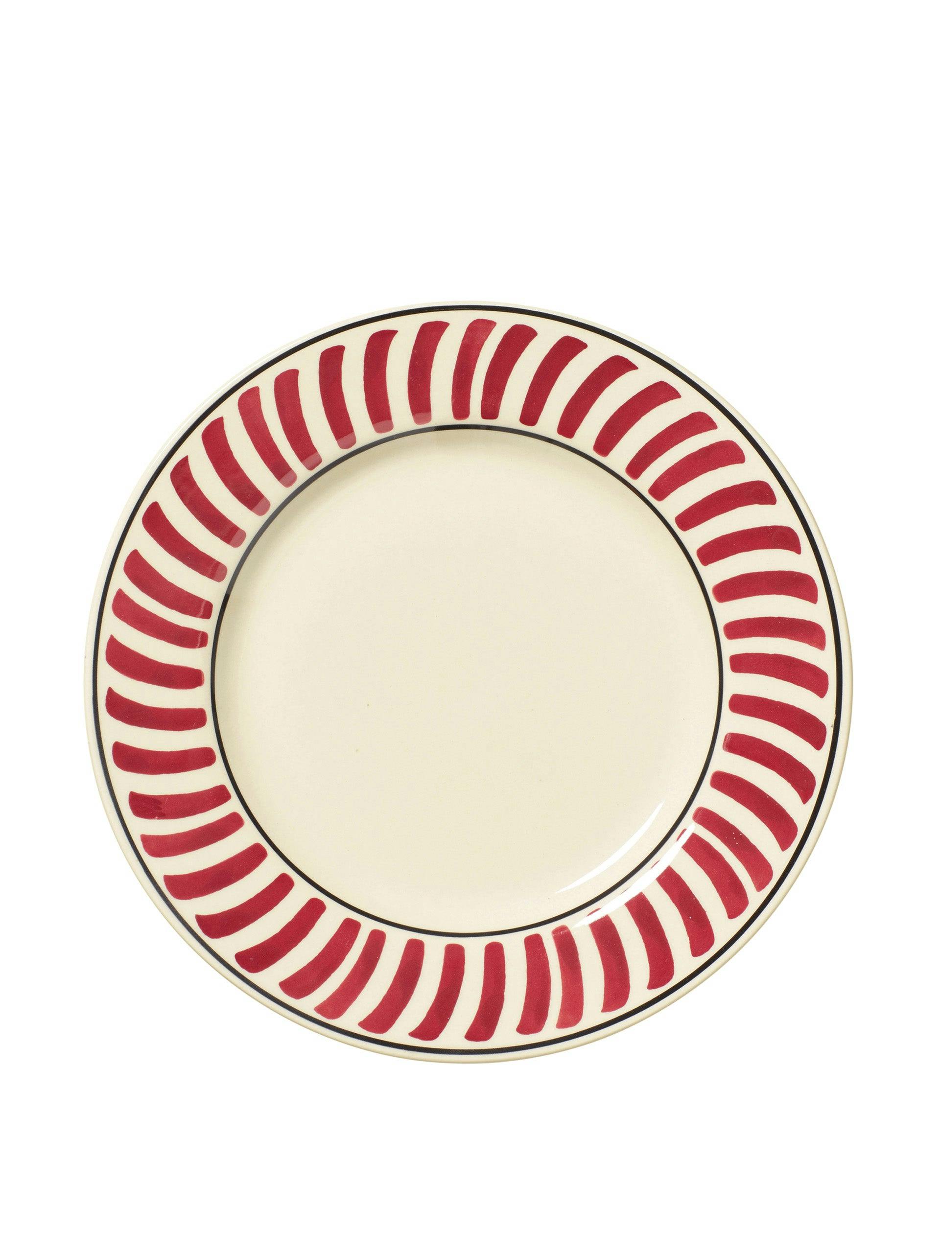Kintaro red white side plates (set of 4)