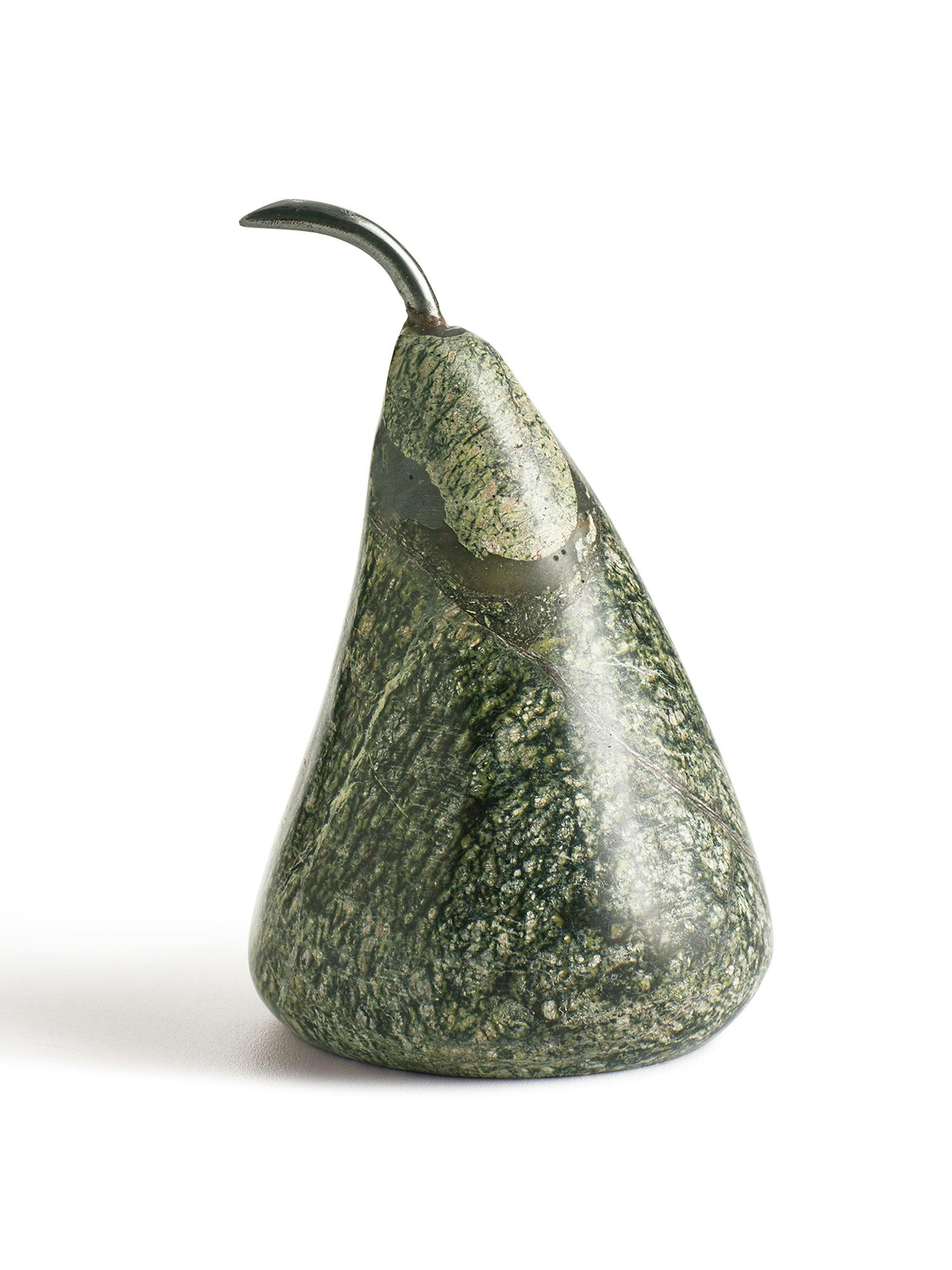 Green marble pear