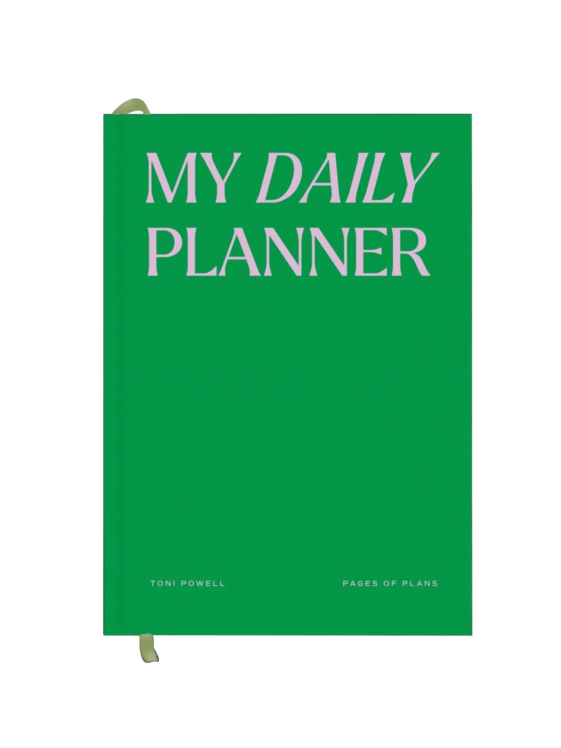 Undated daily planner