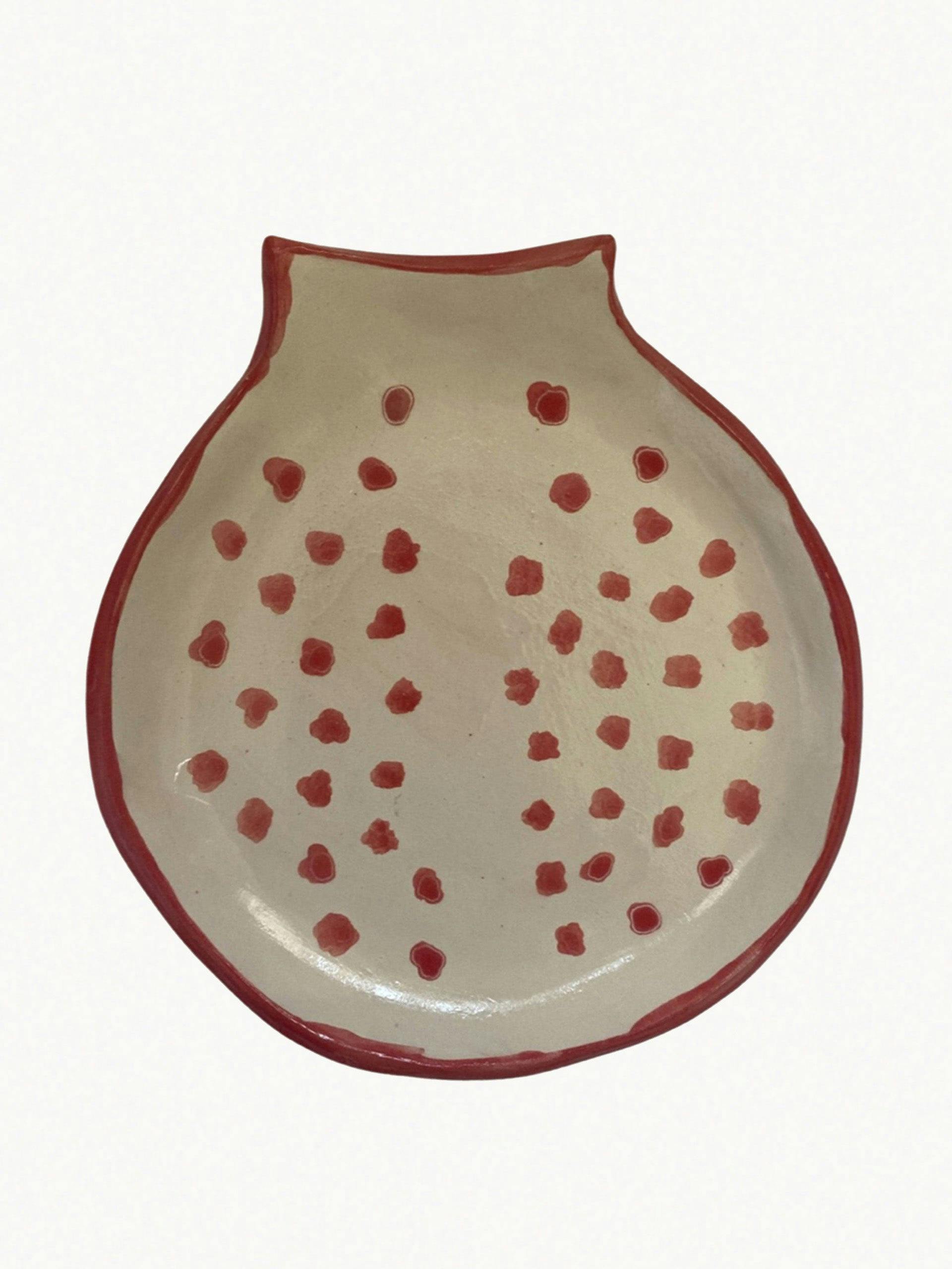 Small pomegranate plate