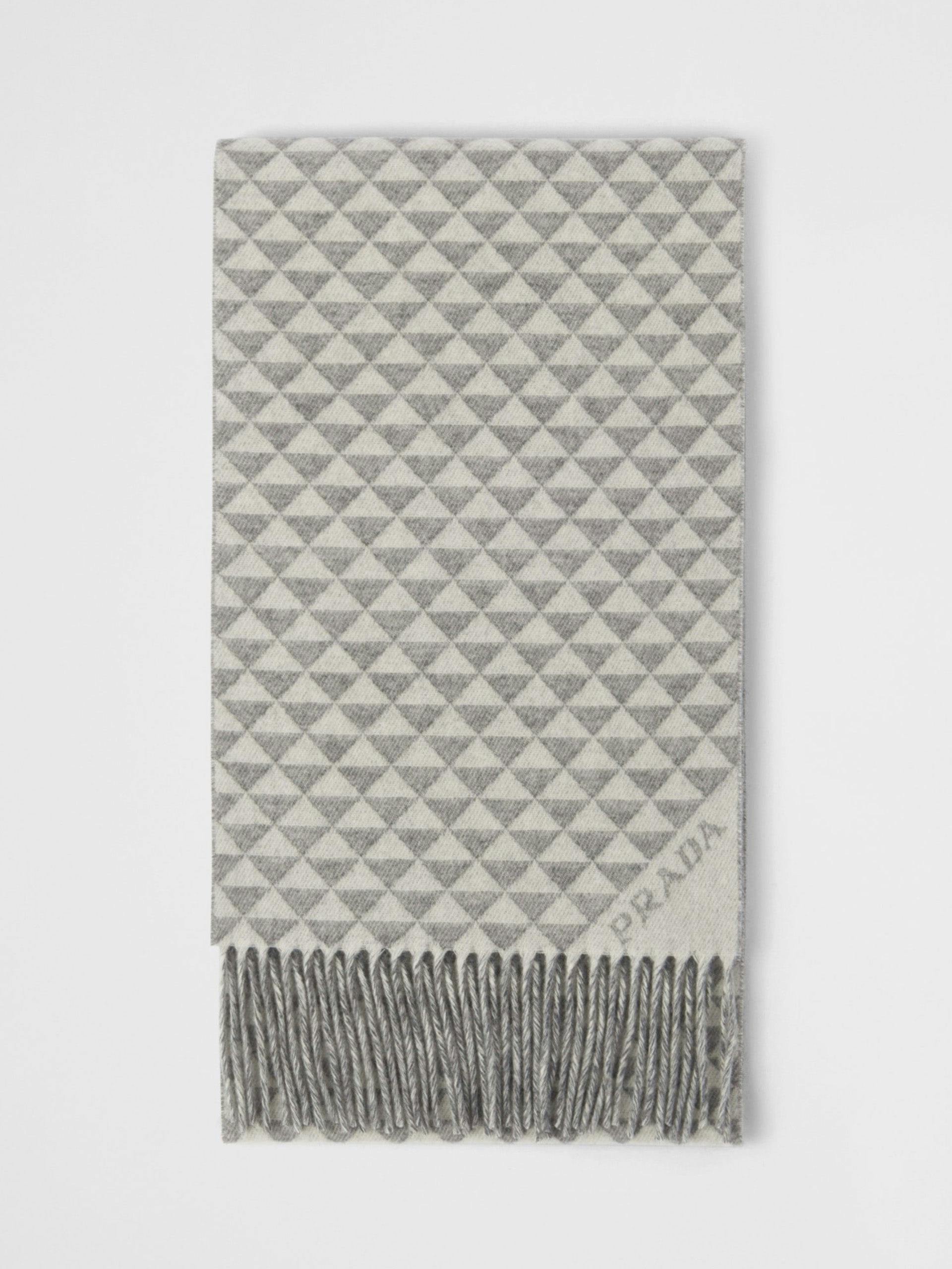 Symbole double wool and cashmere scarf