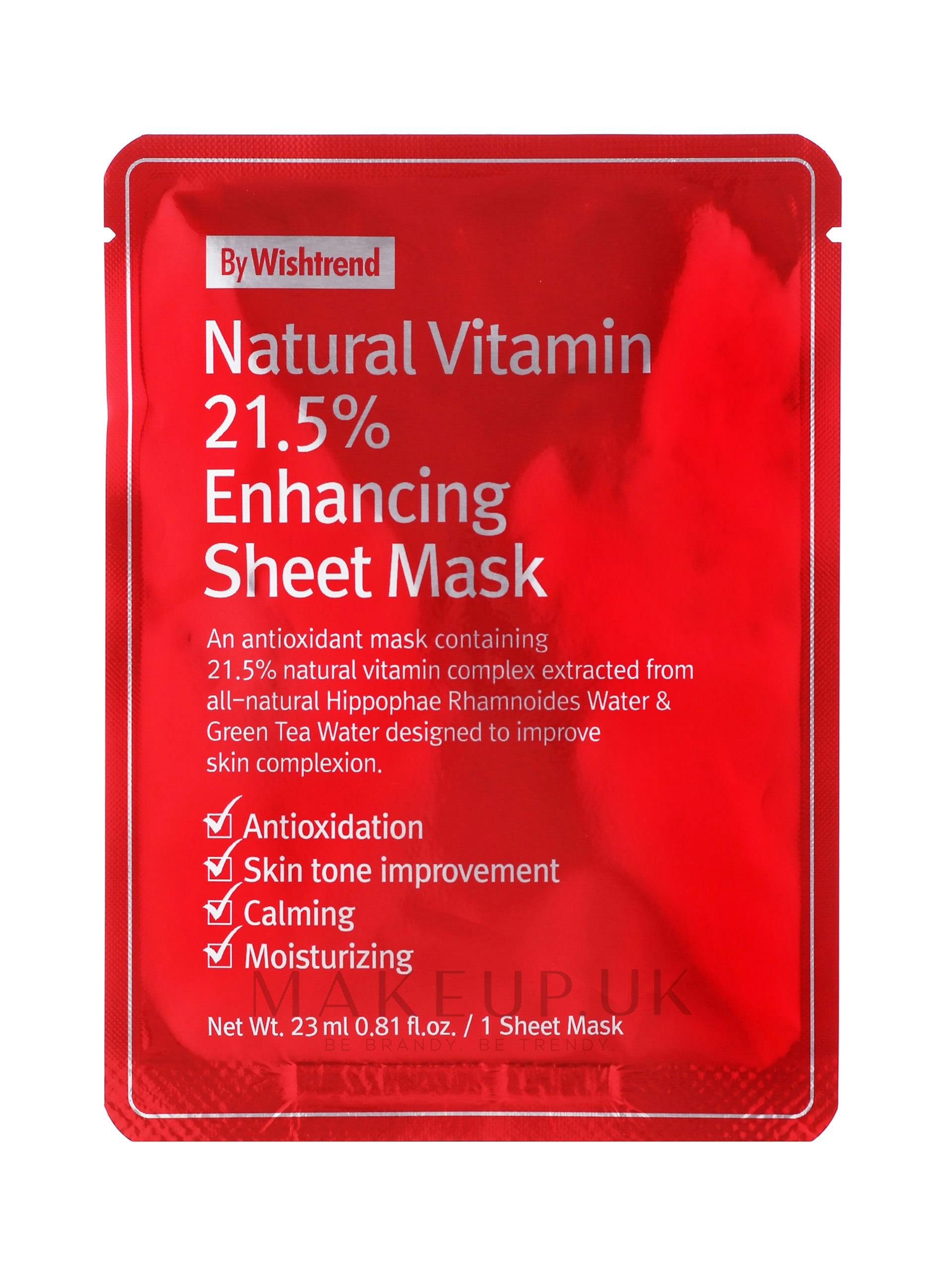 Enhancing sheet mask
