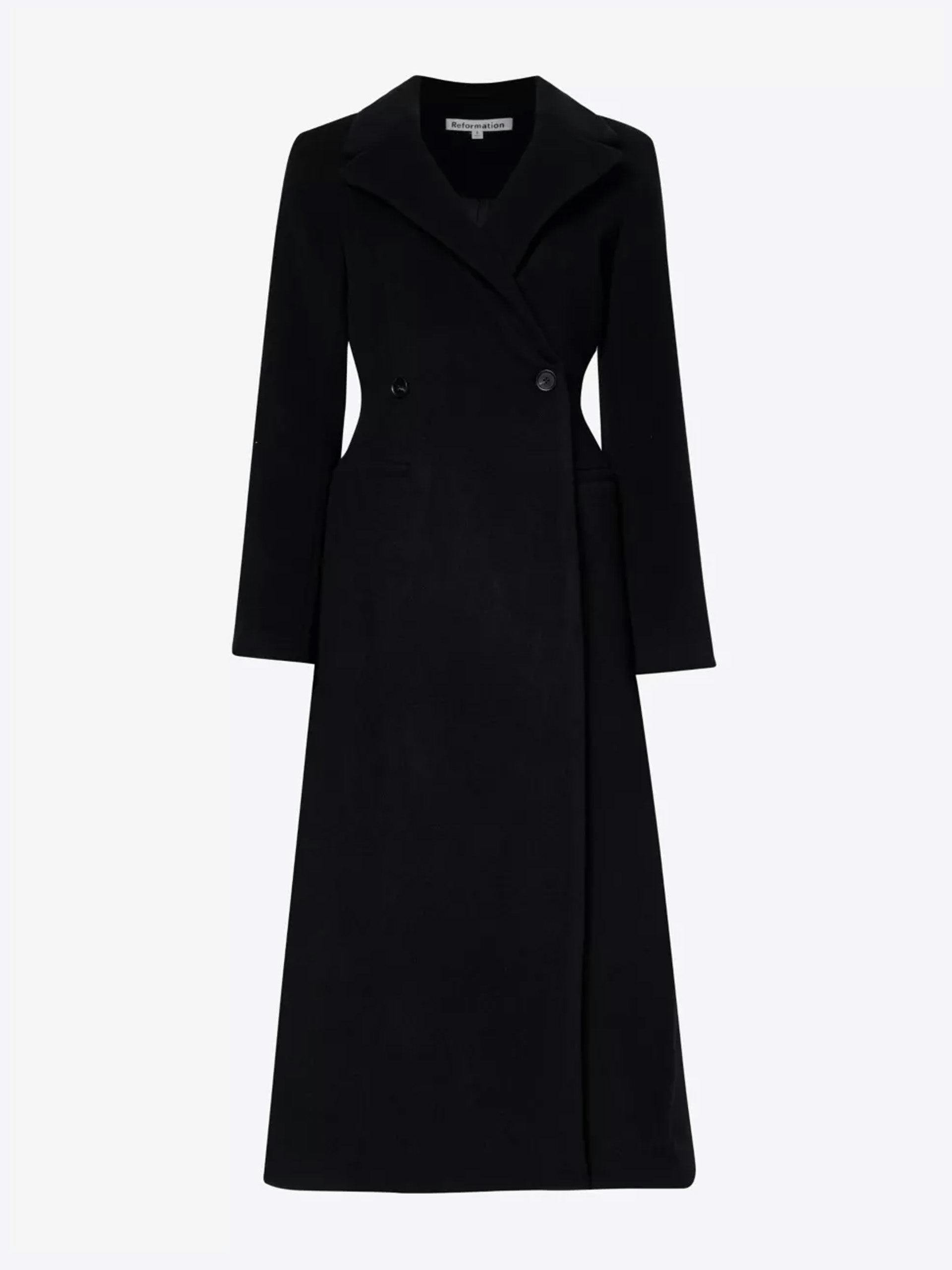 Oscar double-breasted wool-blend coat