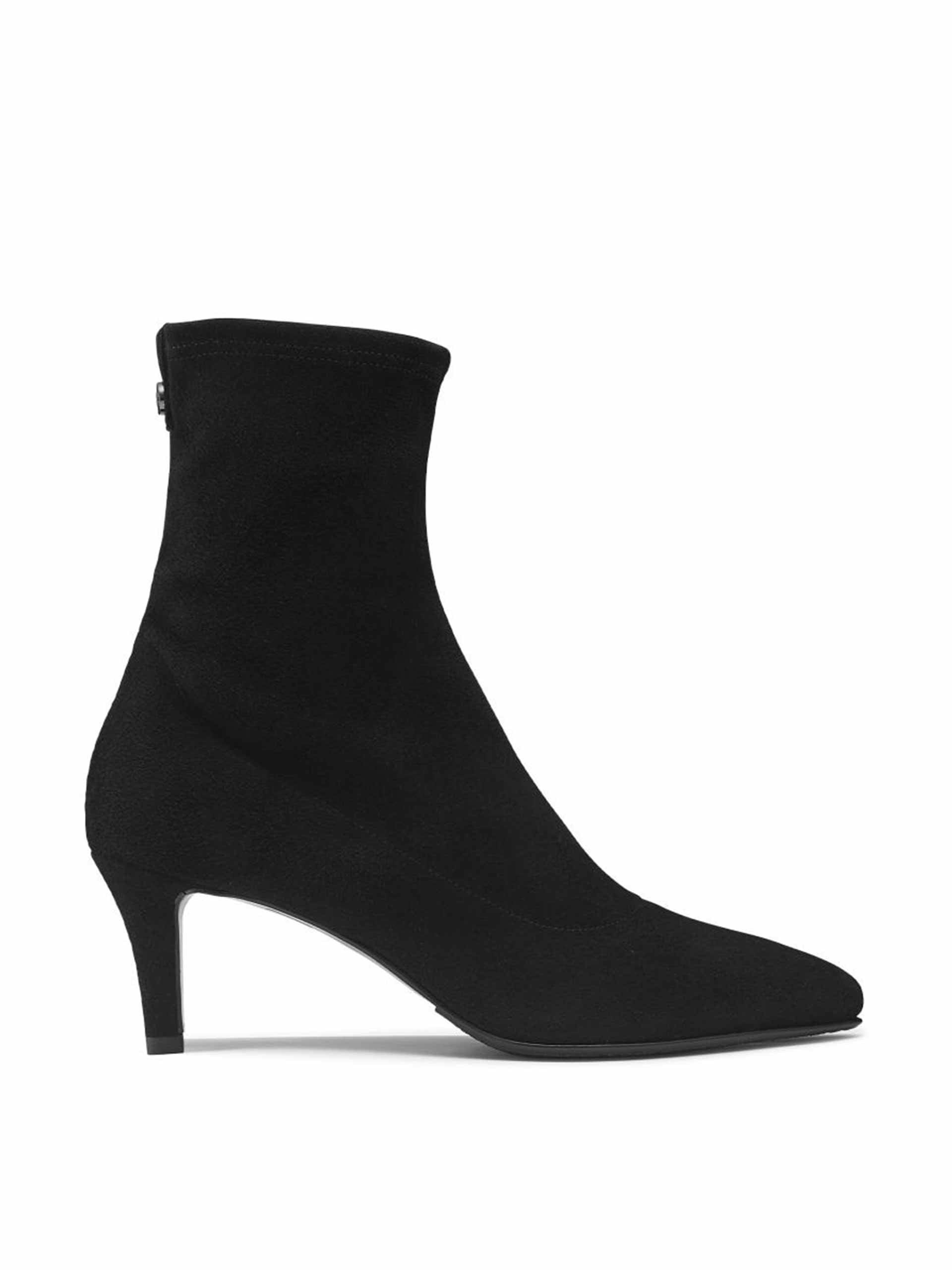 Black ankle sock boots