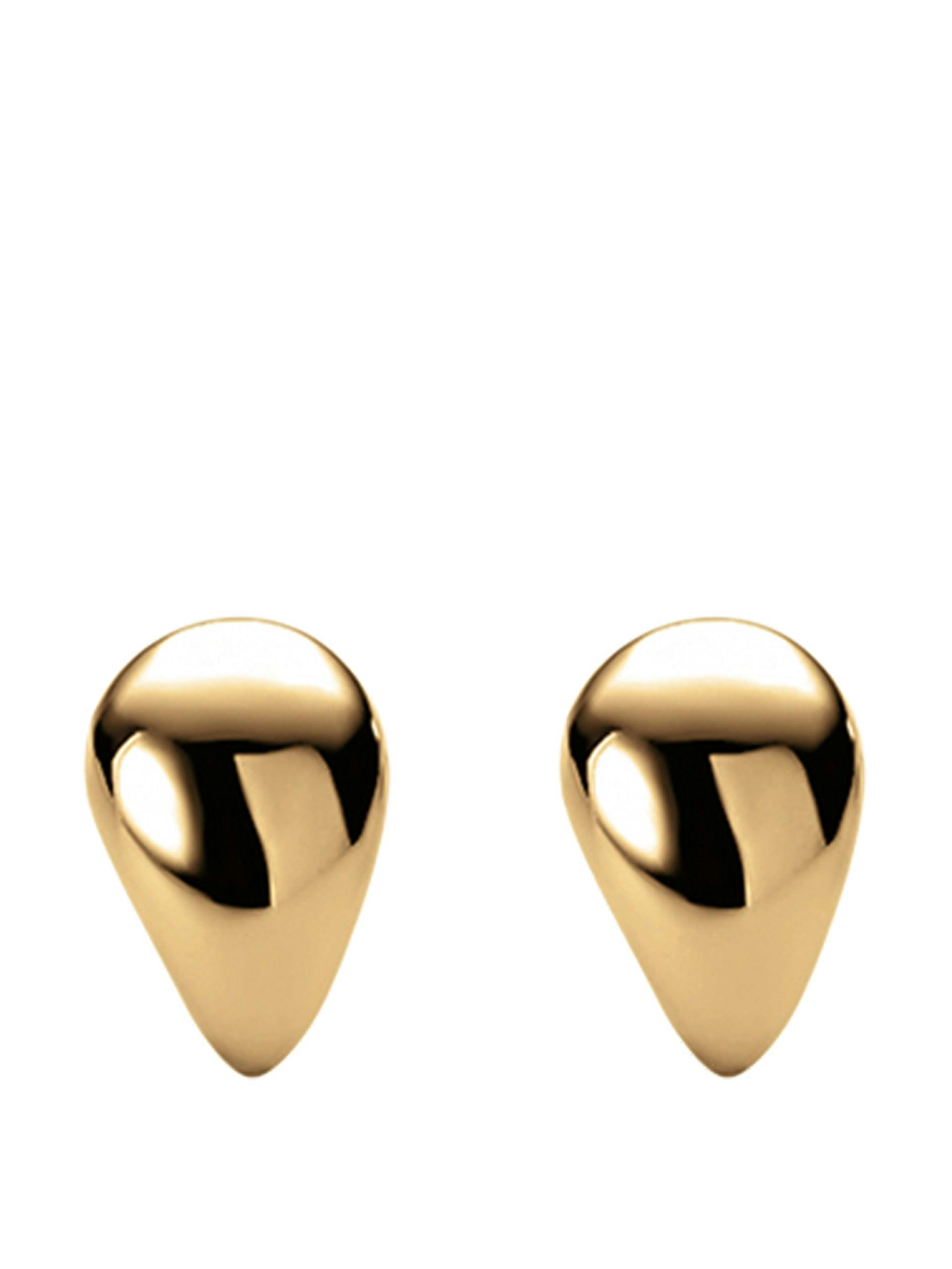 Gold-plated mini Blaze earrings
