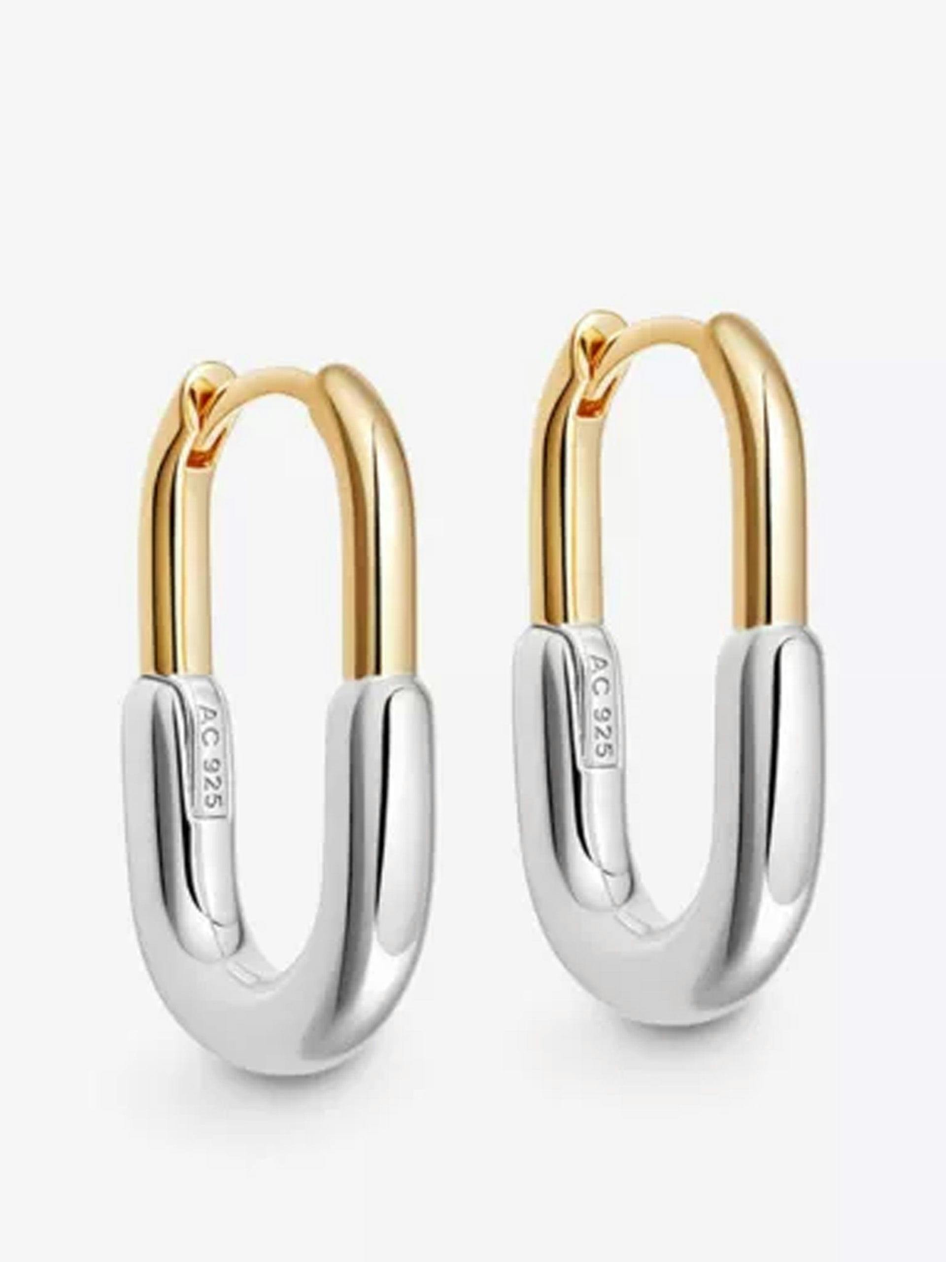 Celestial 18kt yellow-gold vermeil and silver earrings