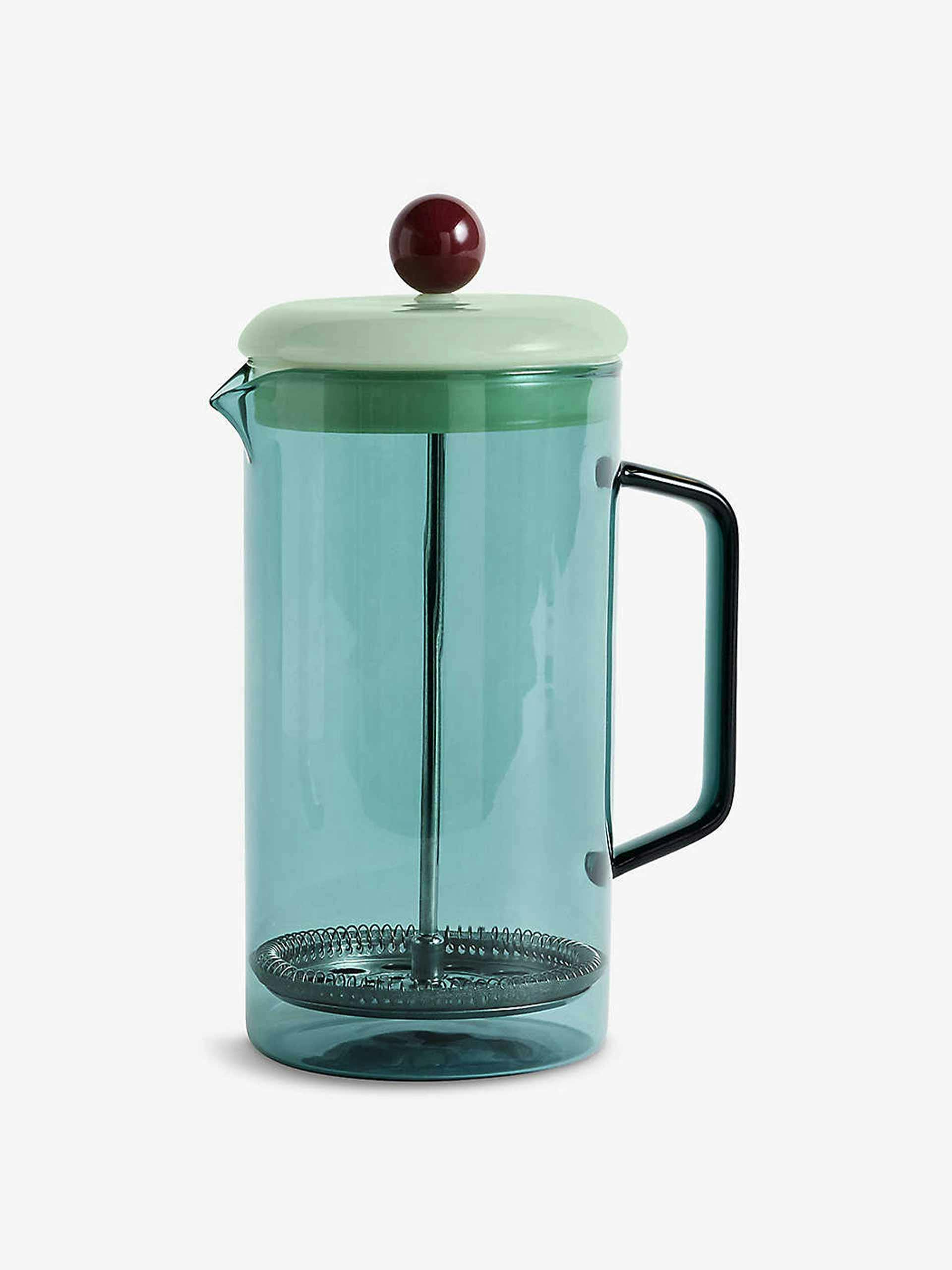 Tinted glass French press