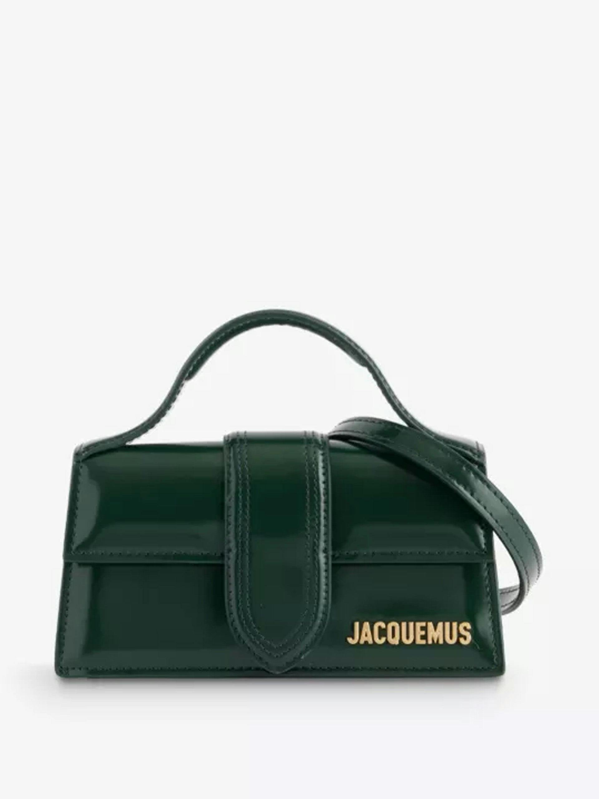 Green Le Bambino leather shoulder bag