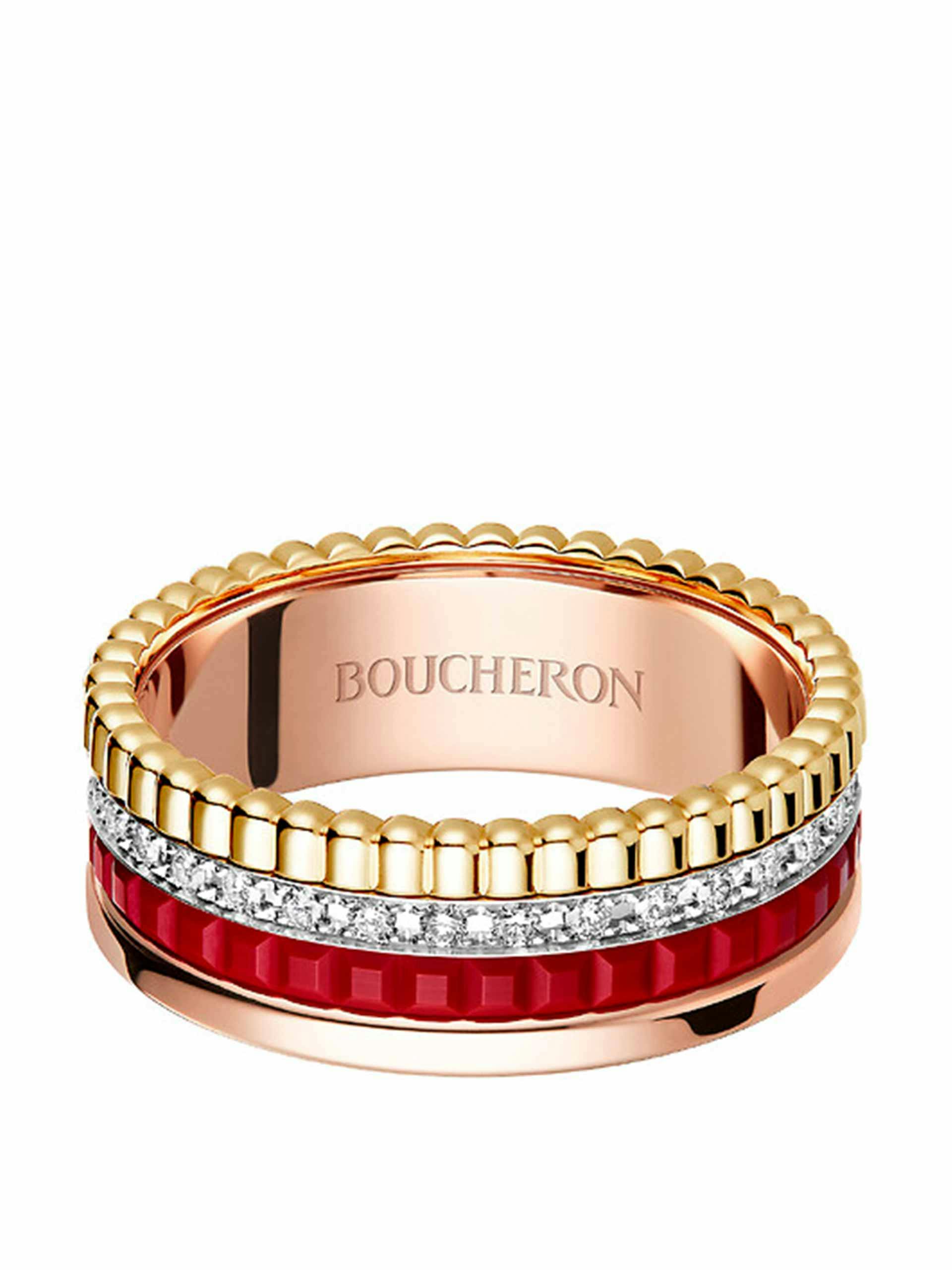 Quatre Red Edition diamond ring
