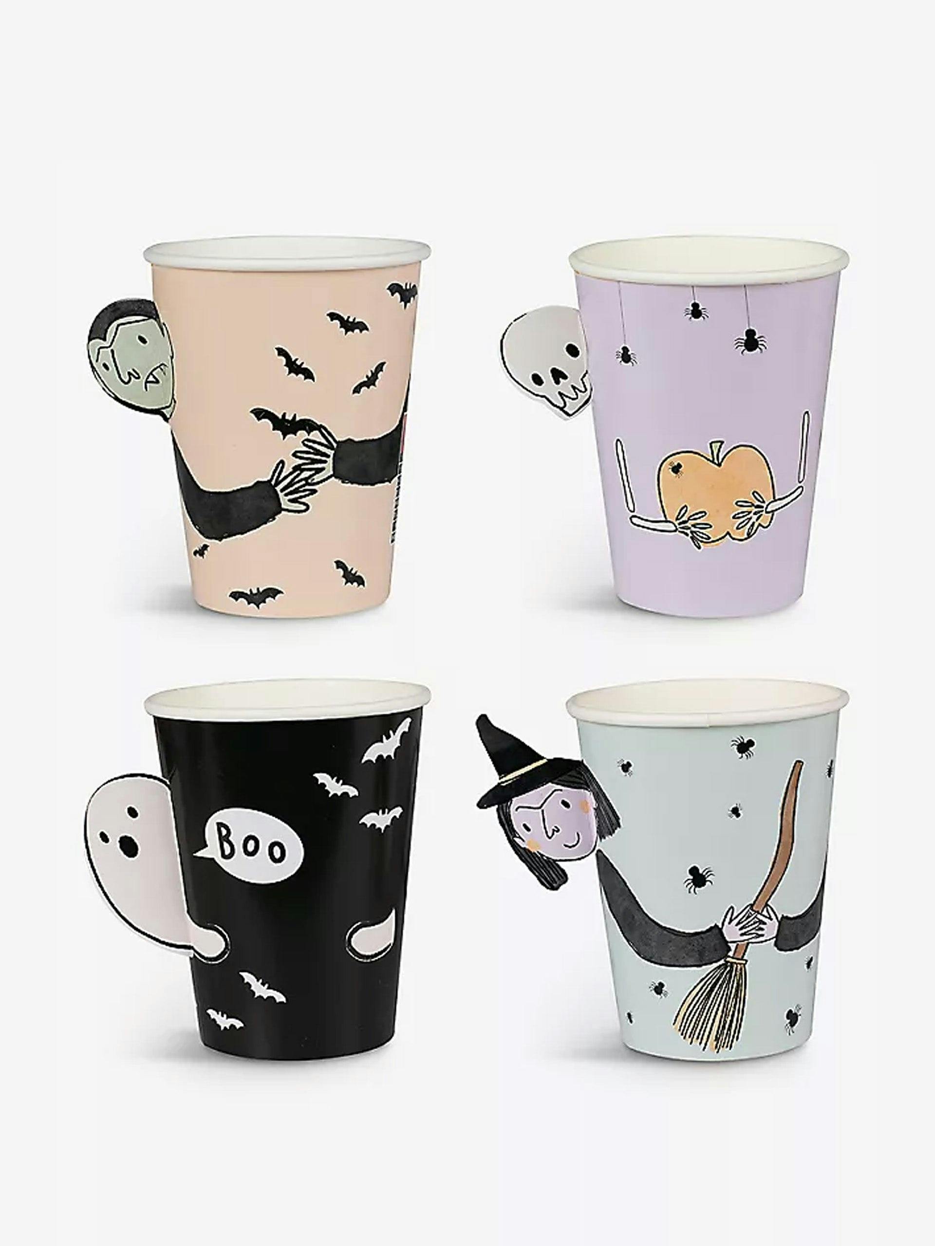 Halloween Boo Crew paper cups (set of 8)
