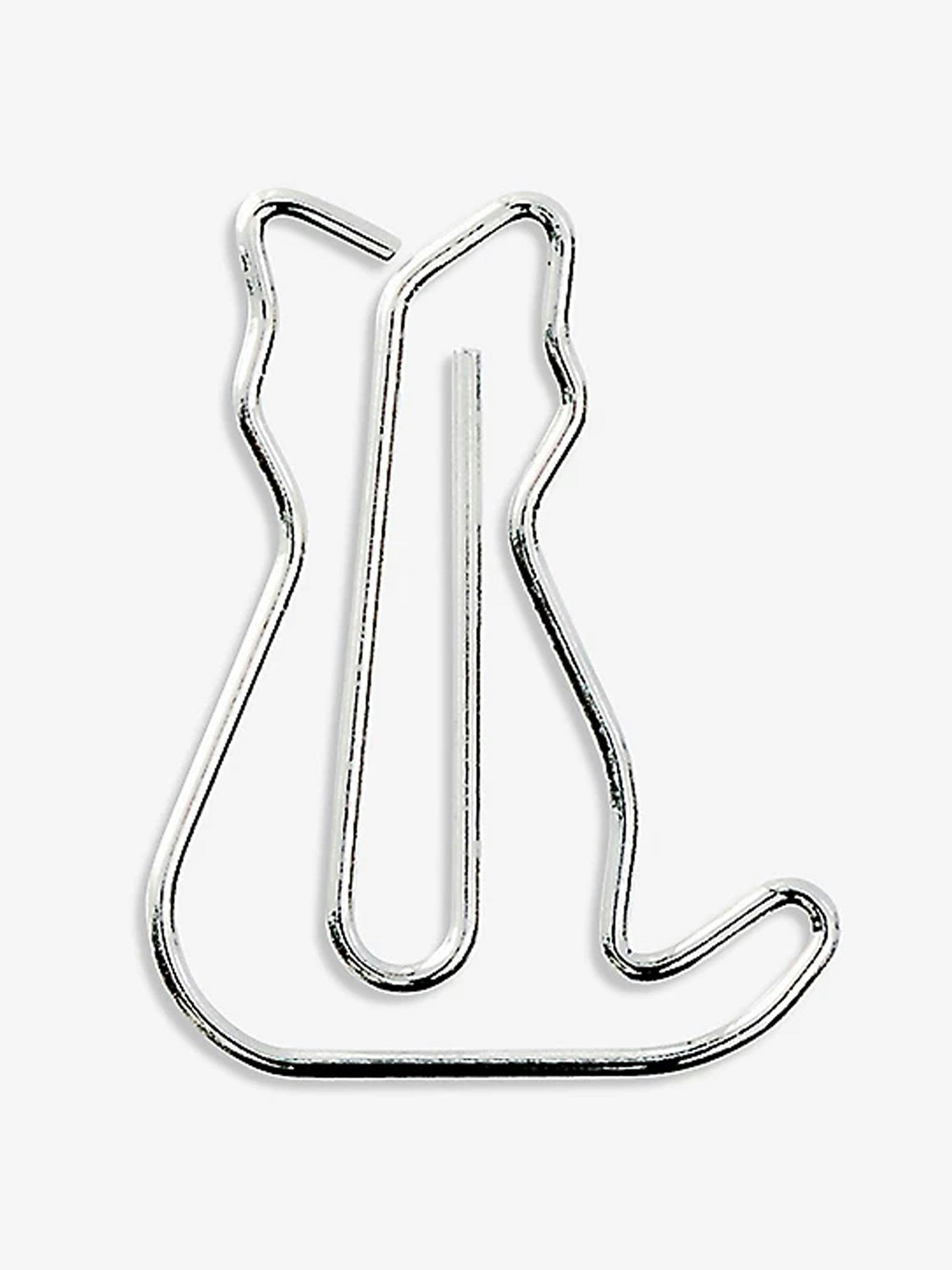 D-clips Nano cat-shaped mini paper clips (set of 16)