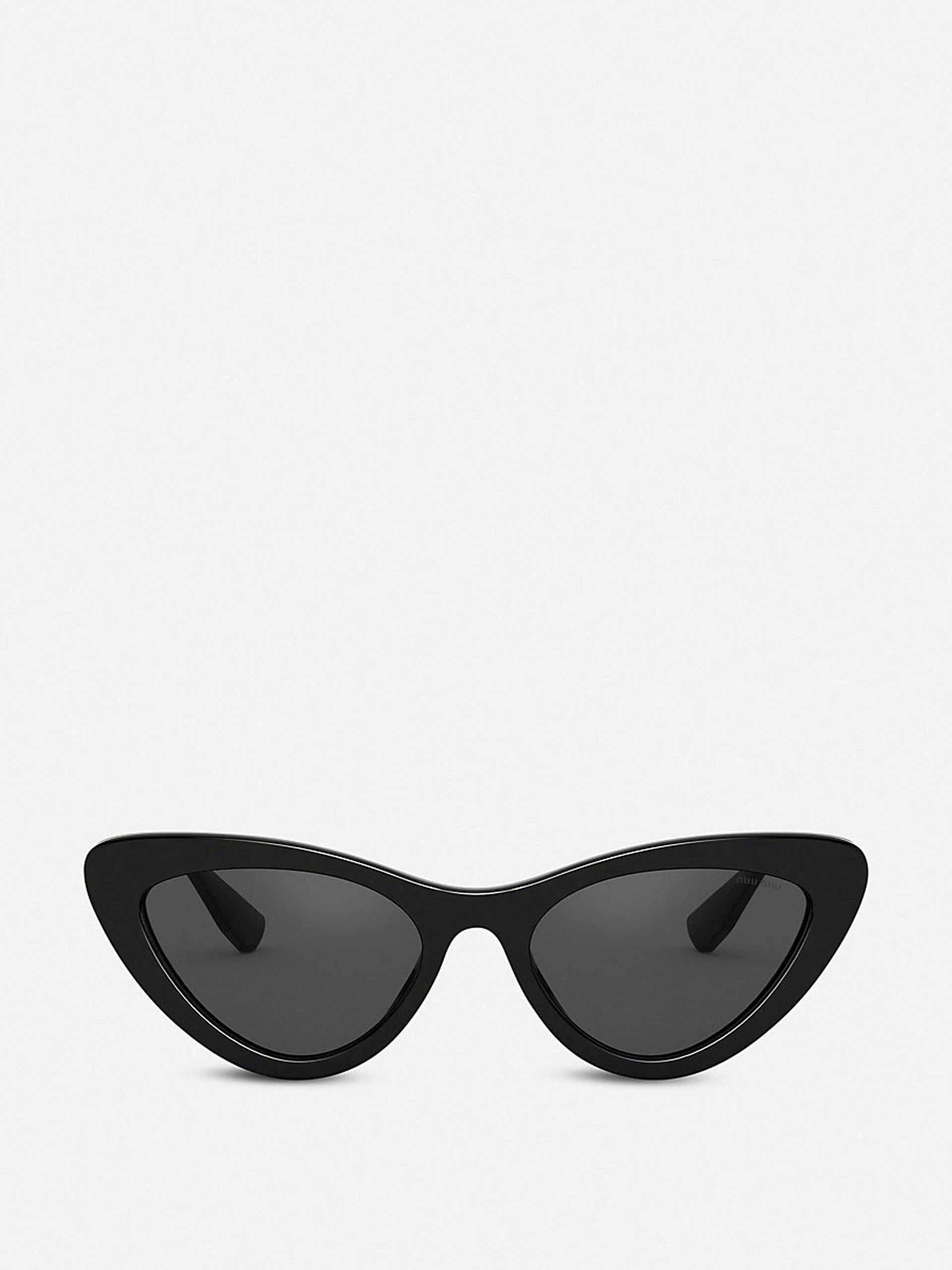Cat-eye embellished sunglasses