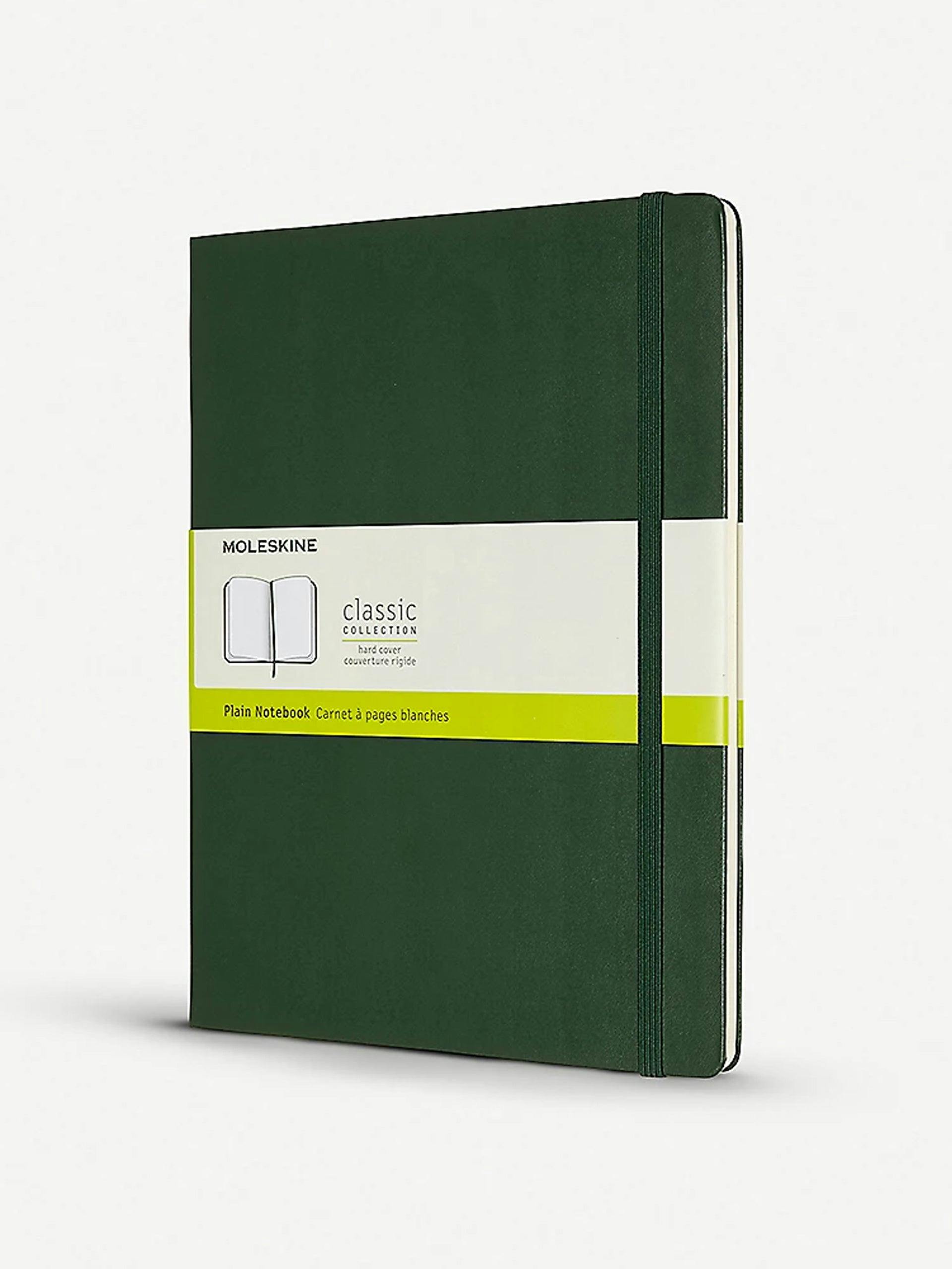 Extra-large plain hardcover notebook