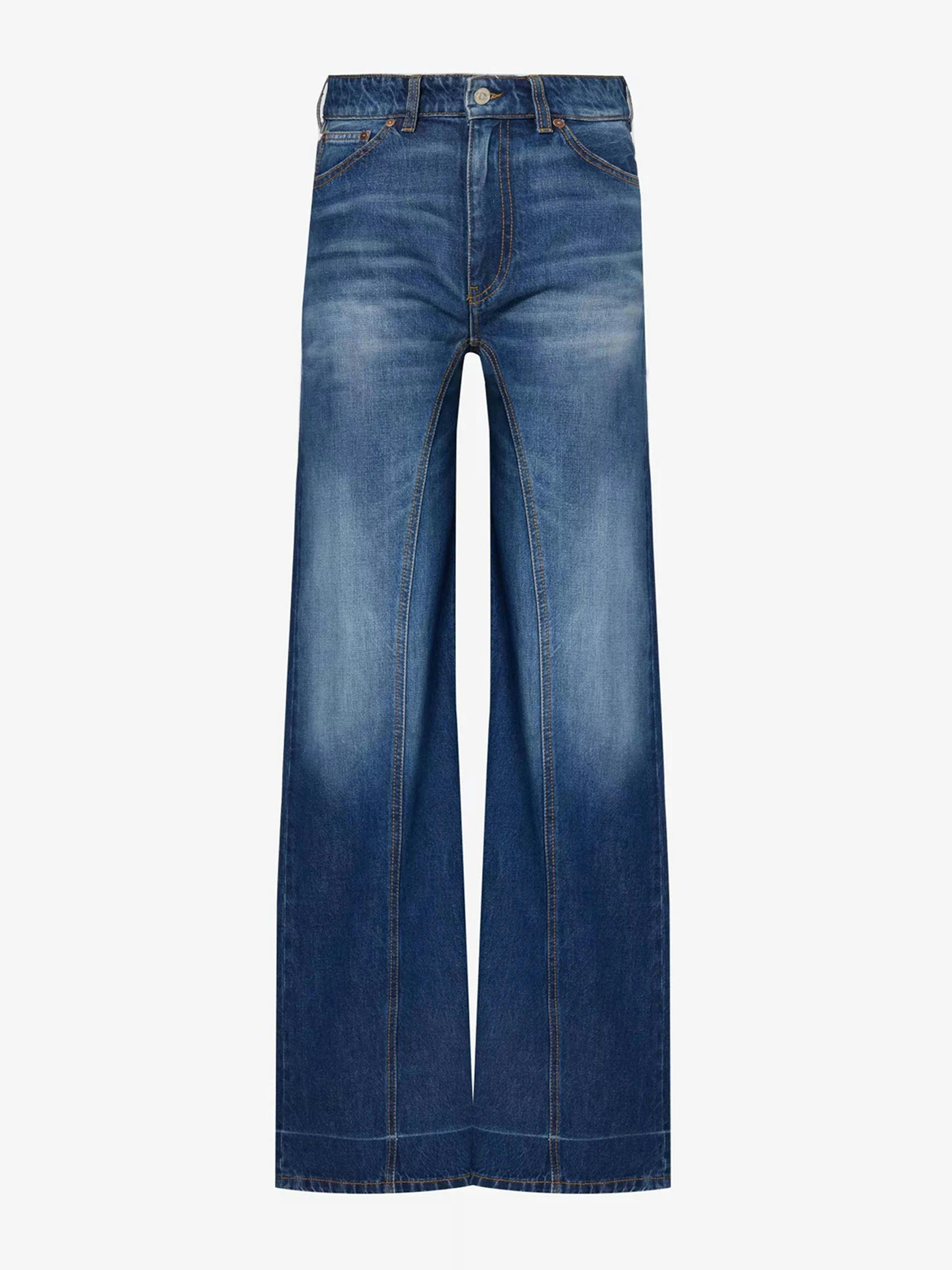Bianca straight-leg high-rise denim jeans