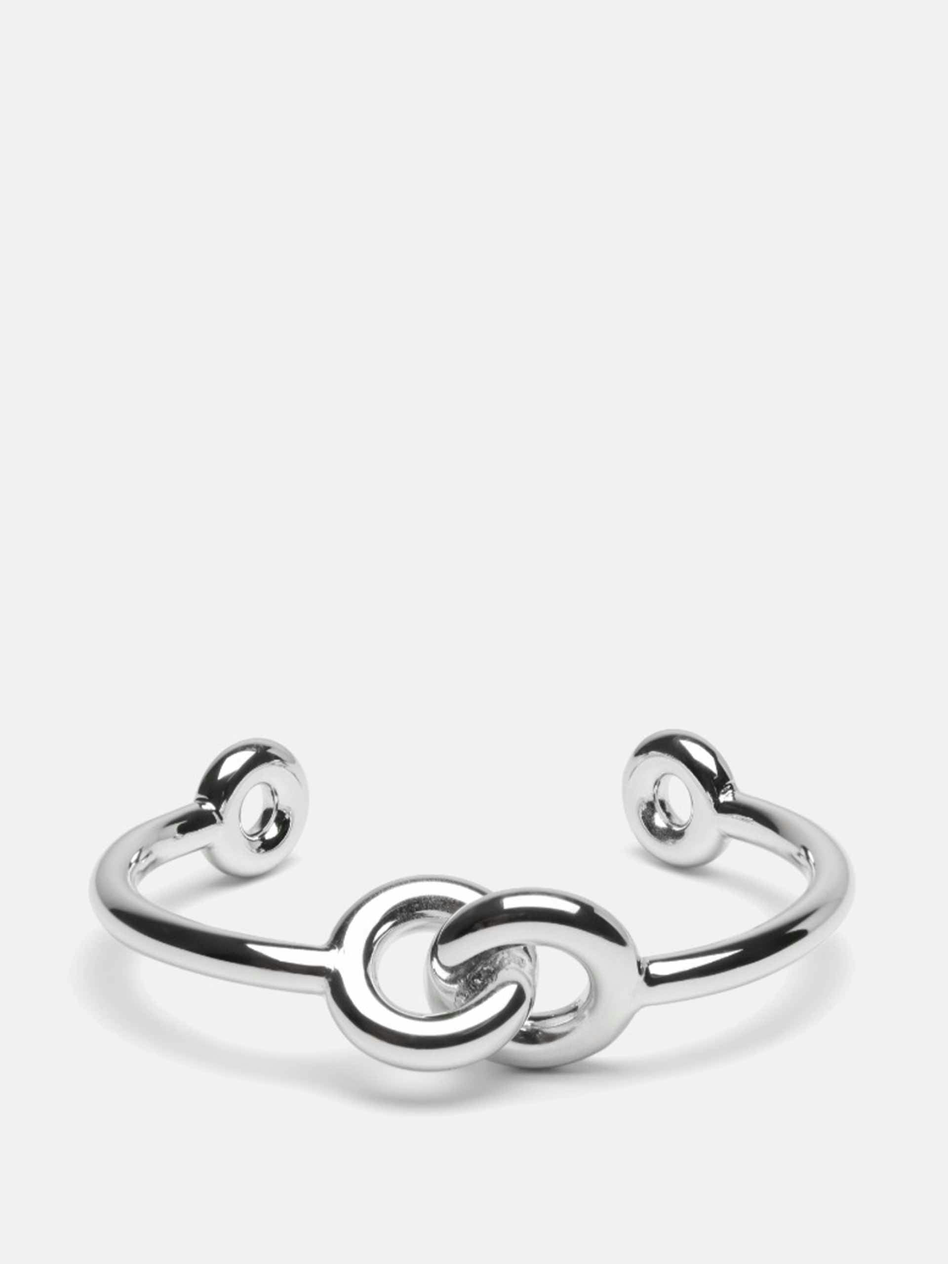 Silver-plated Together cuff