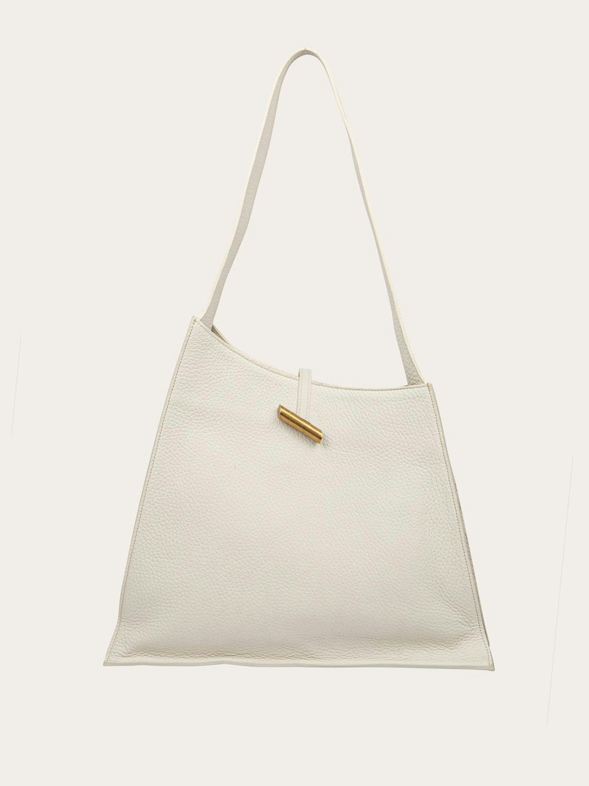Marble slanted Hobo bag