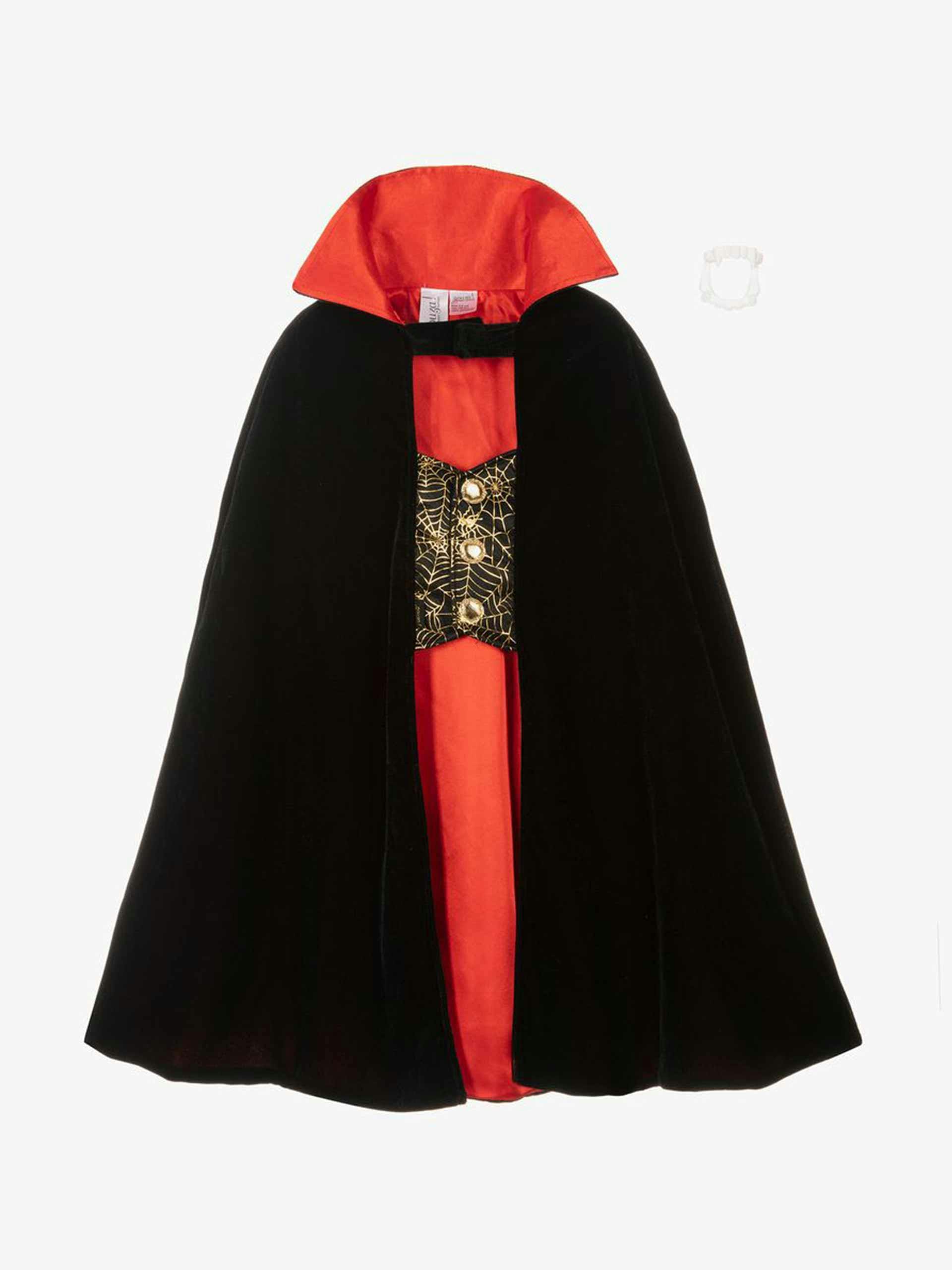 Black vampire cape costume