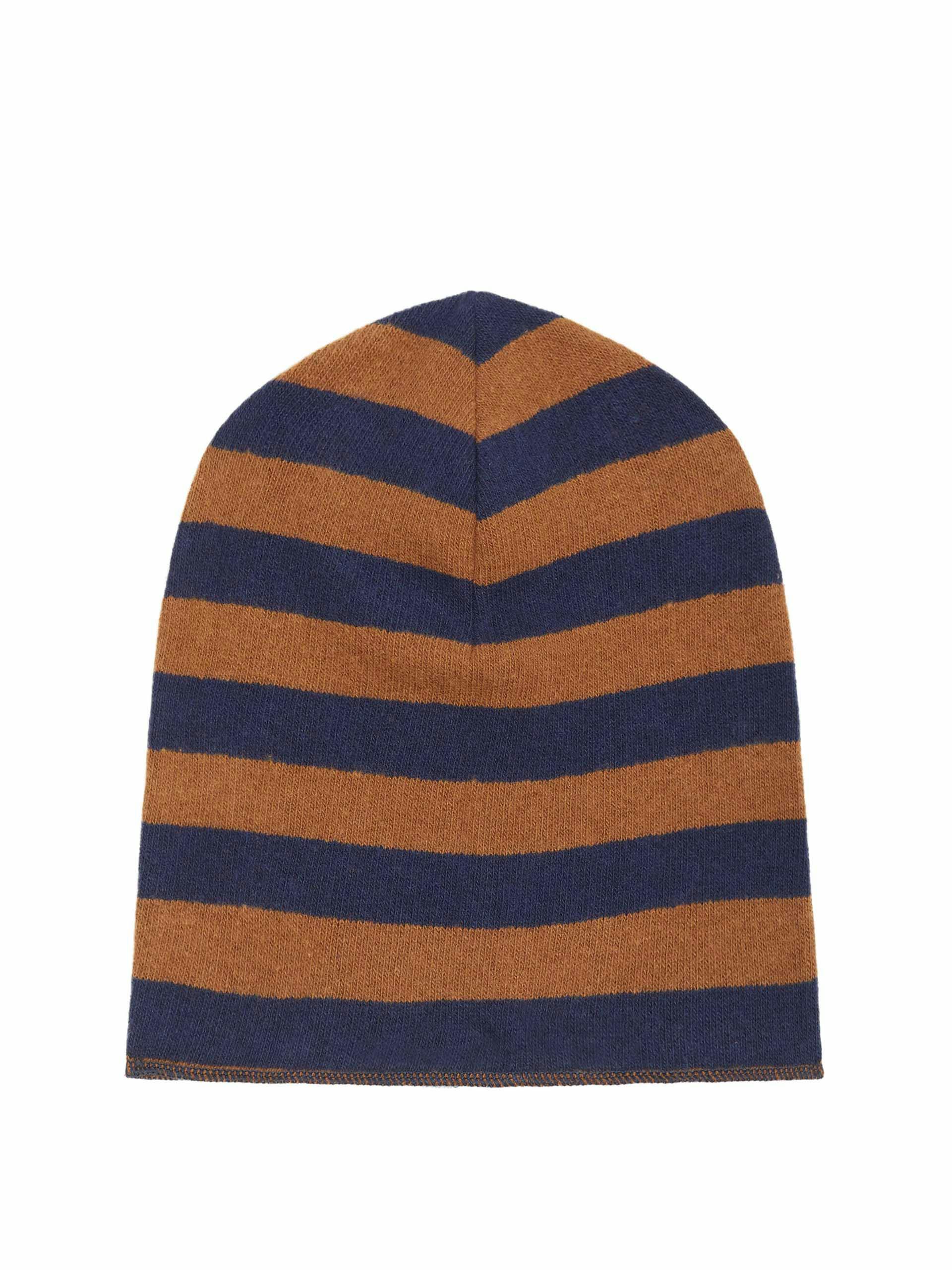 Striped knitted hat