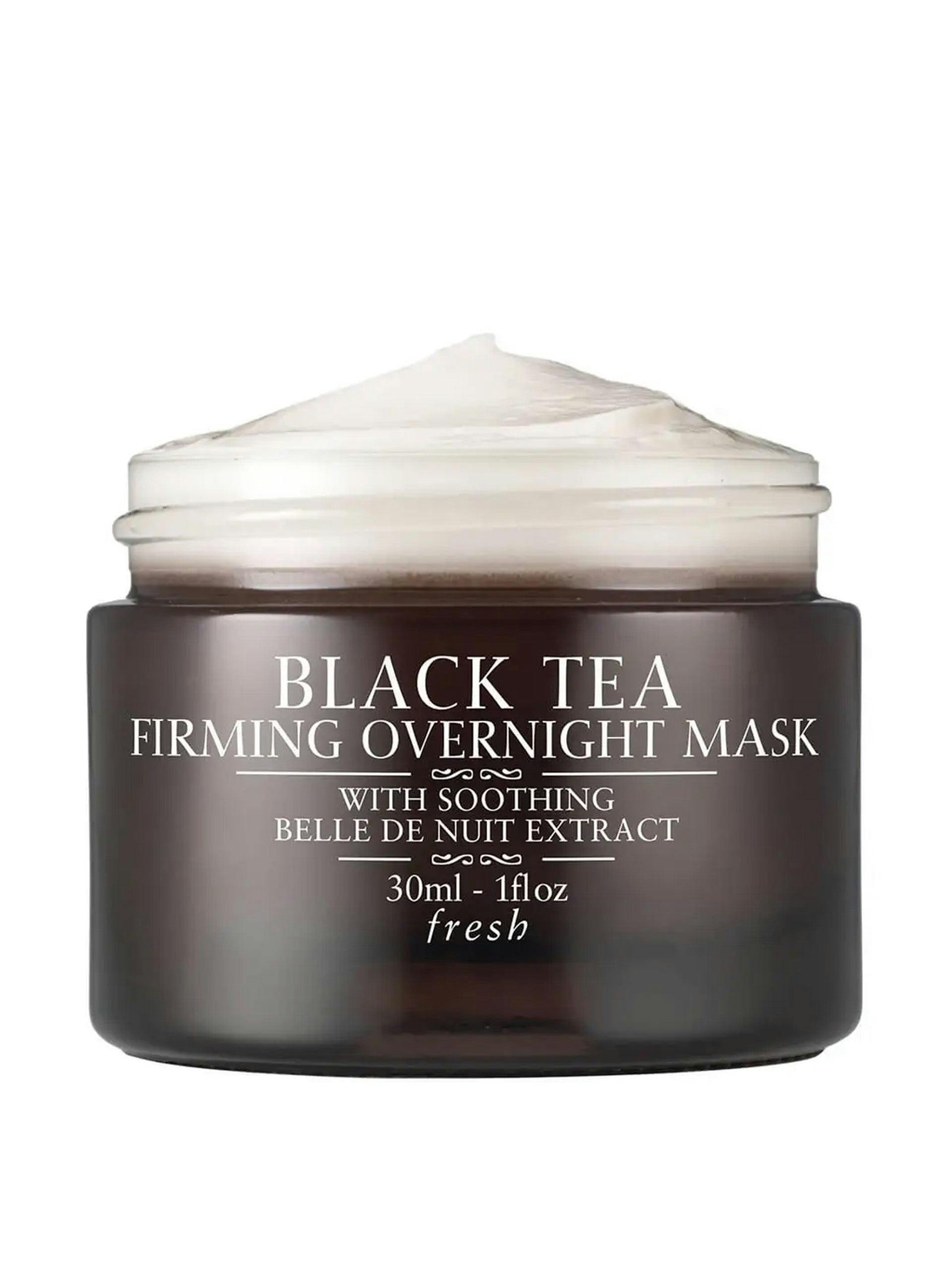 Black tea overnight mask