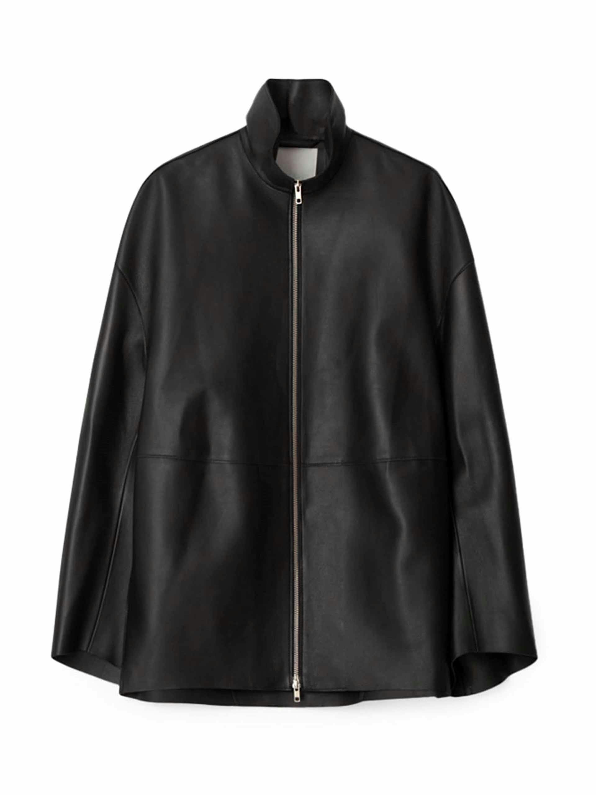 Doublé leather black jacket