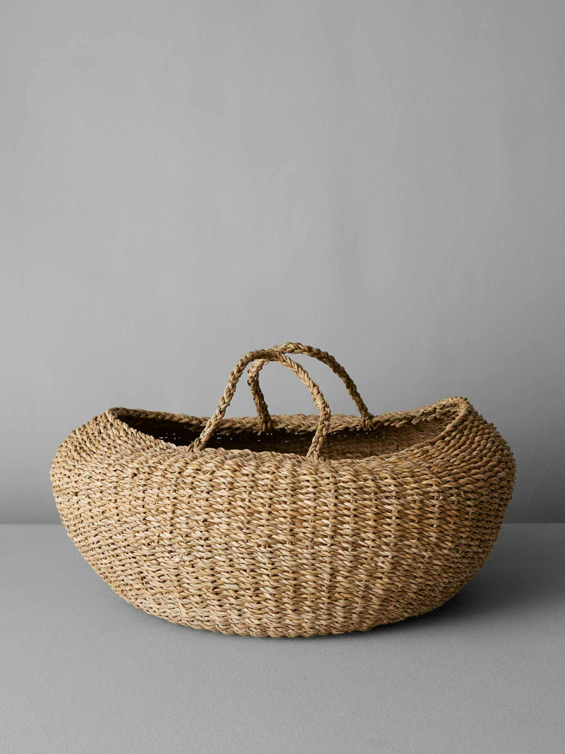 Round hogla storage basket