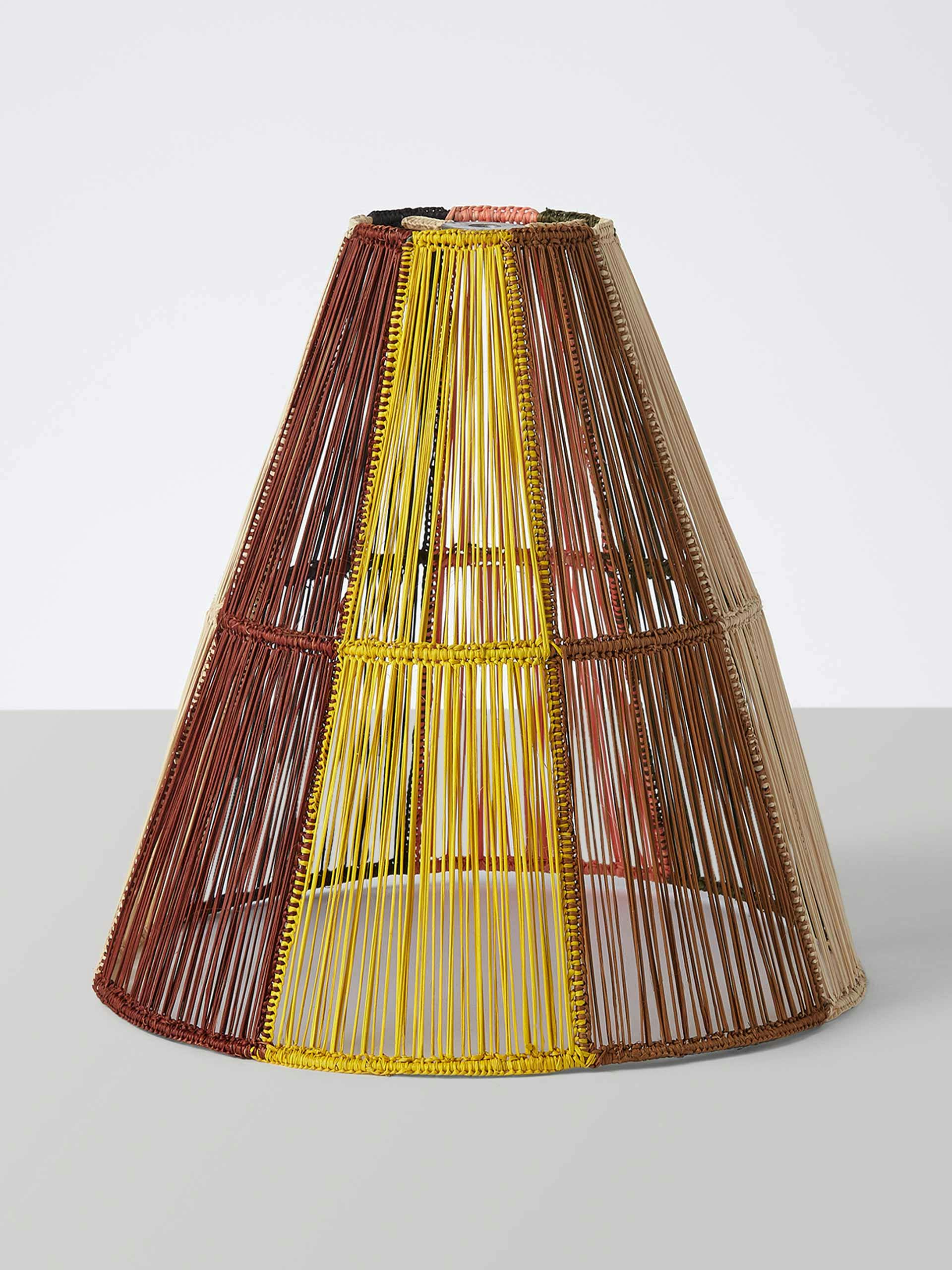 Handmade medium Iraca lampshade