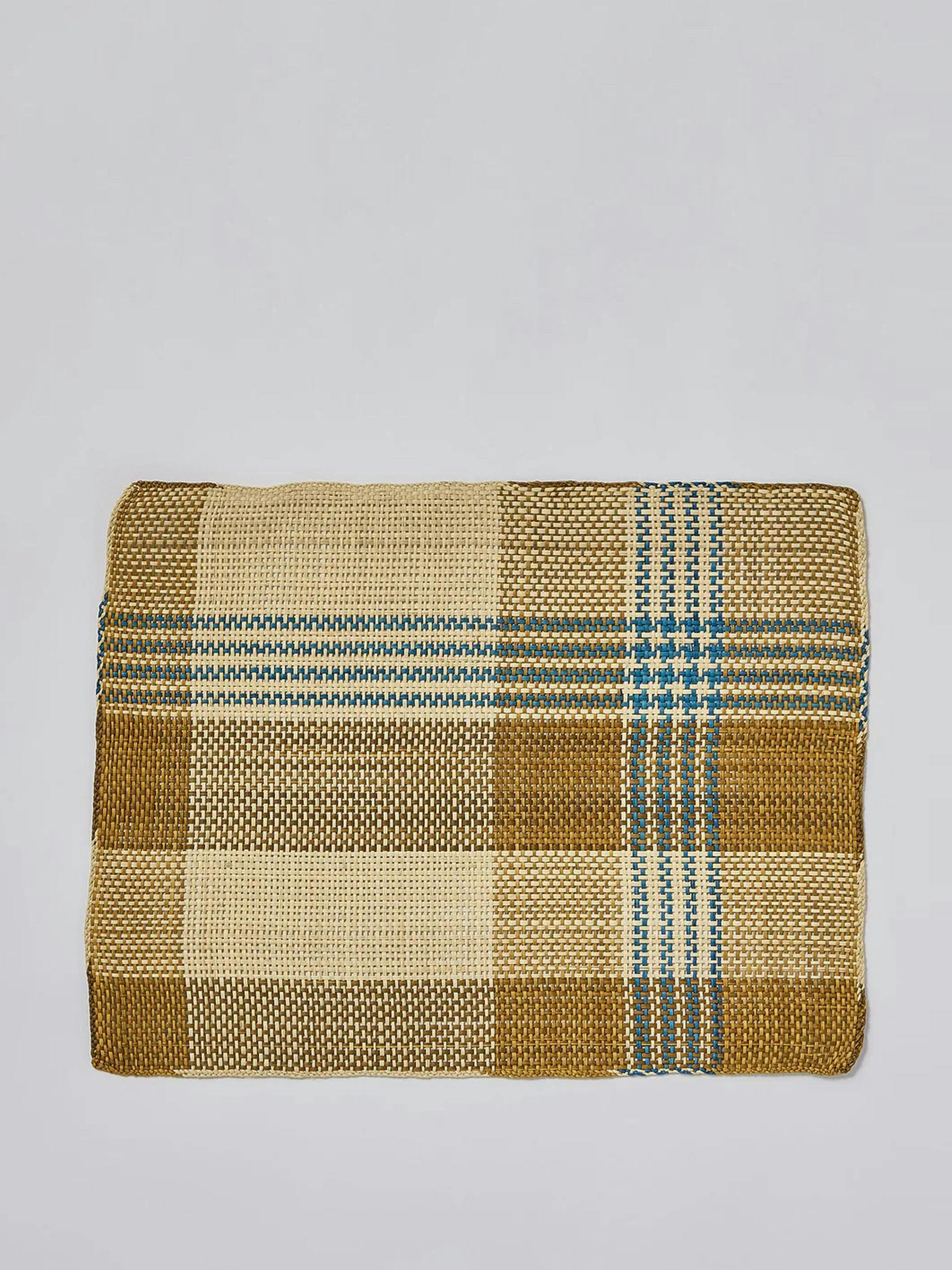 Handwoven checked placemats (set of 2)