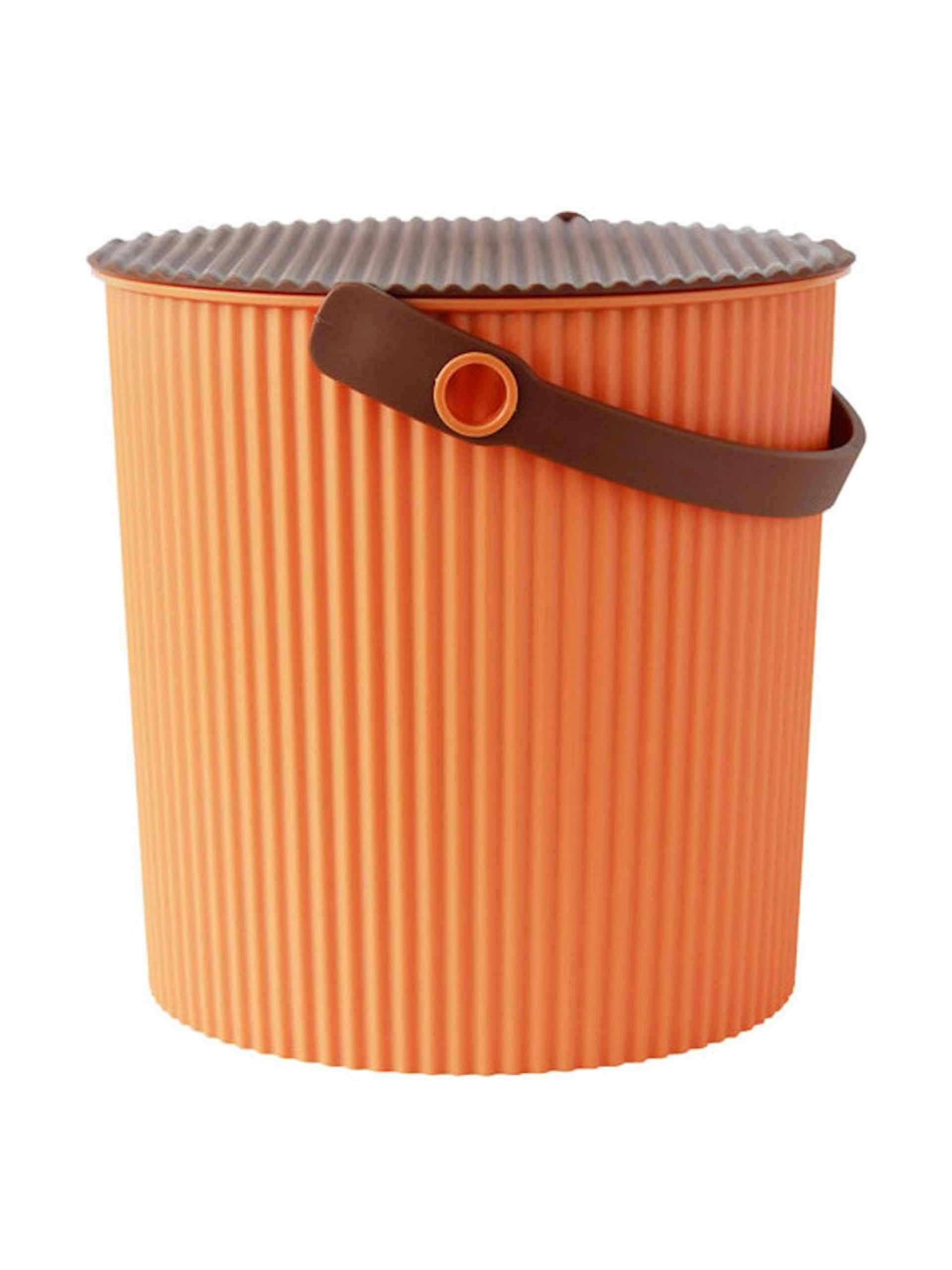 Storage bucket & lid medium apricot