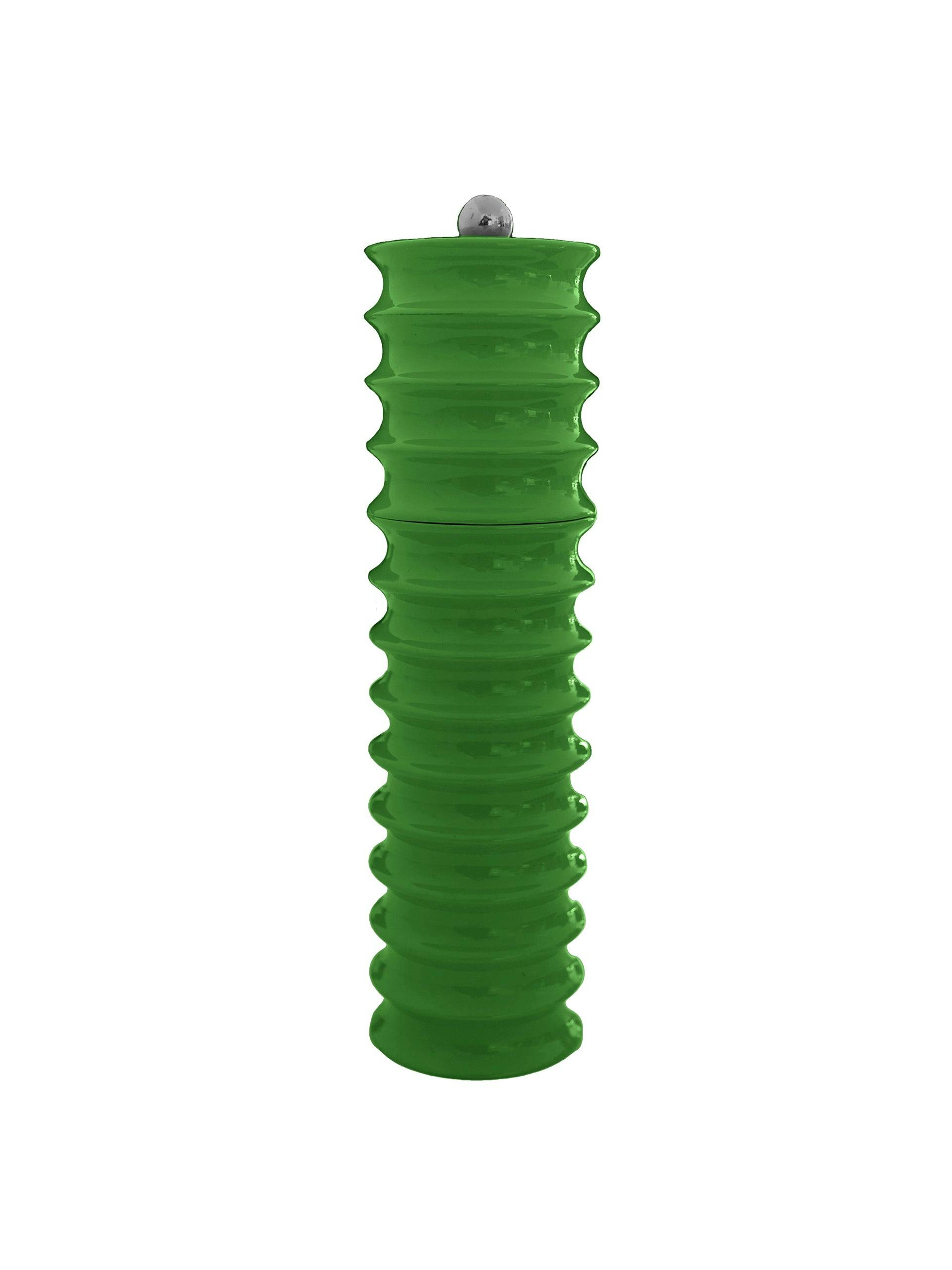 Twister salt/pepper grinder in Leaf Green