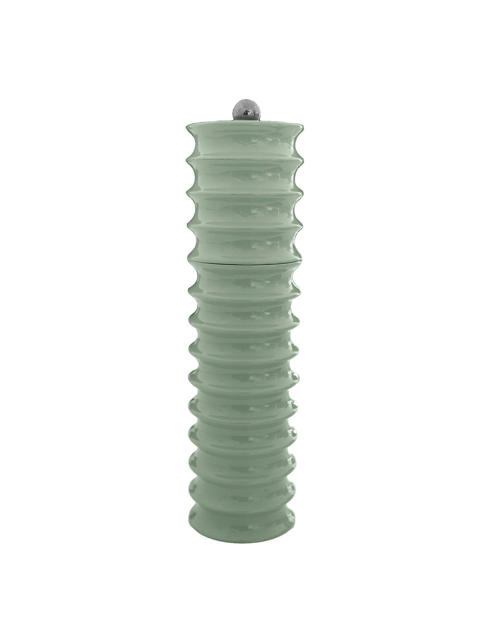Twister salt/pepper grinder in Sage Green