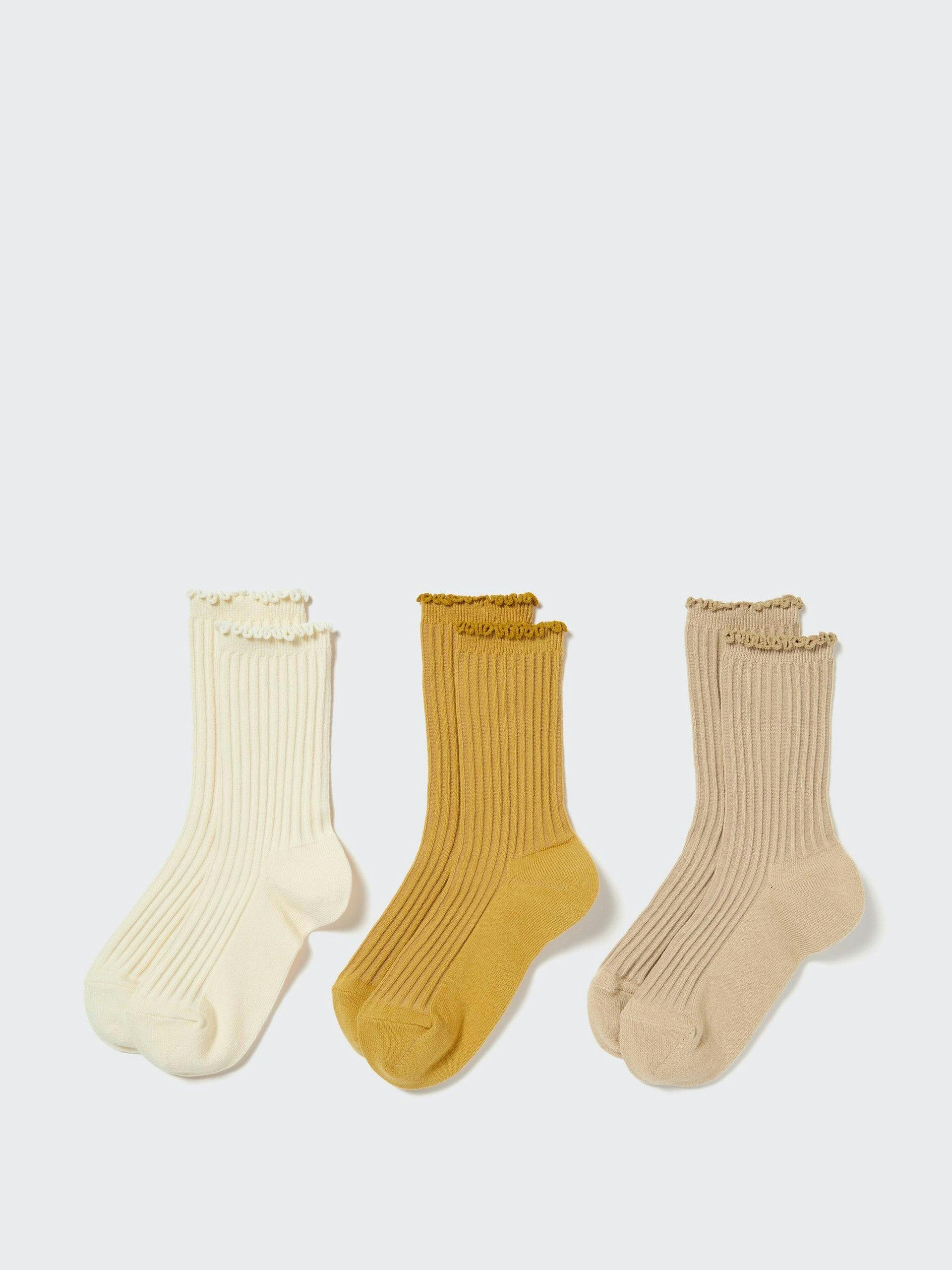 Ribbed socks (set of 3)