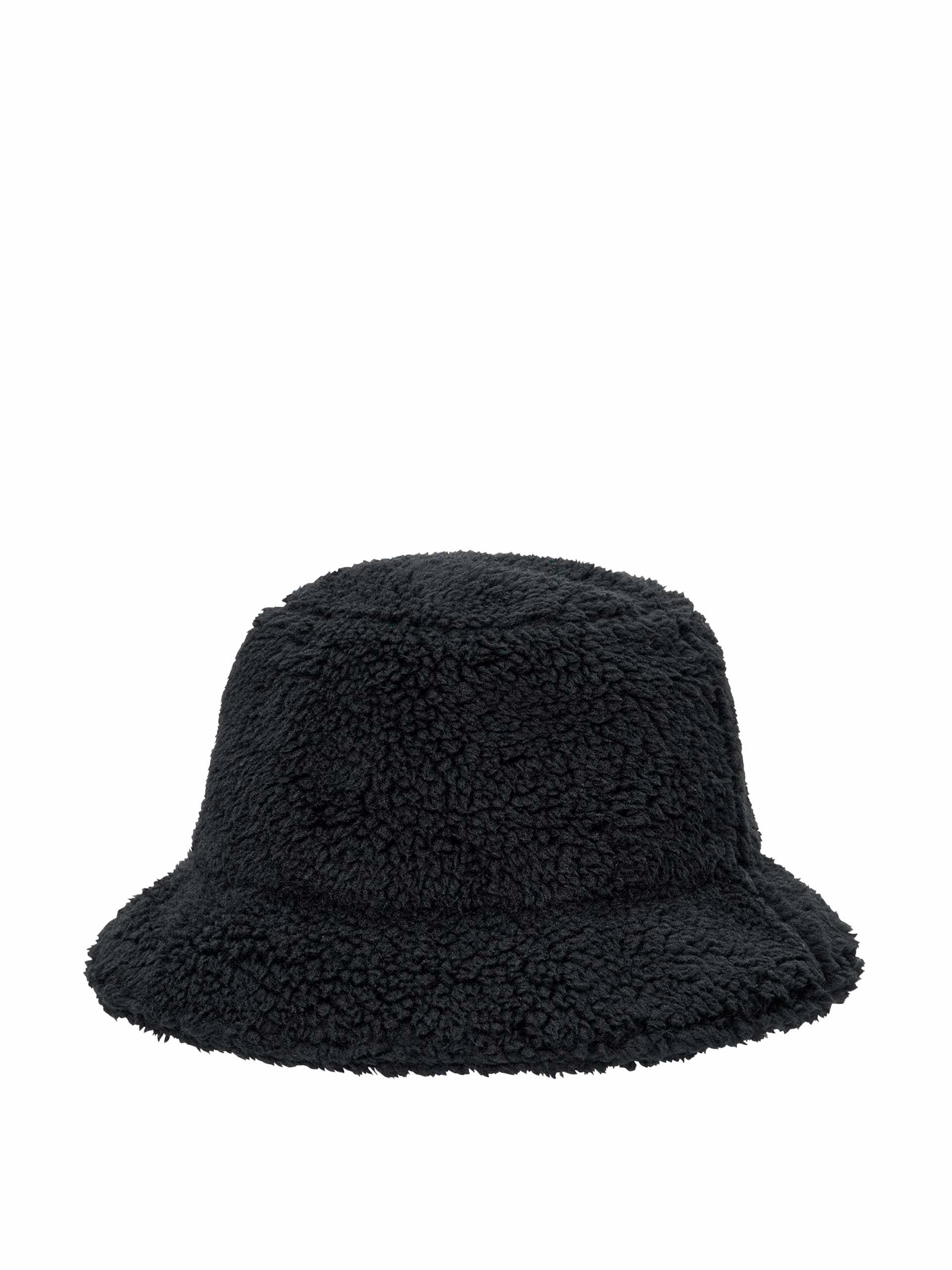 Black adjustable bucket hat